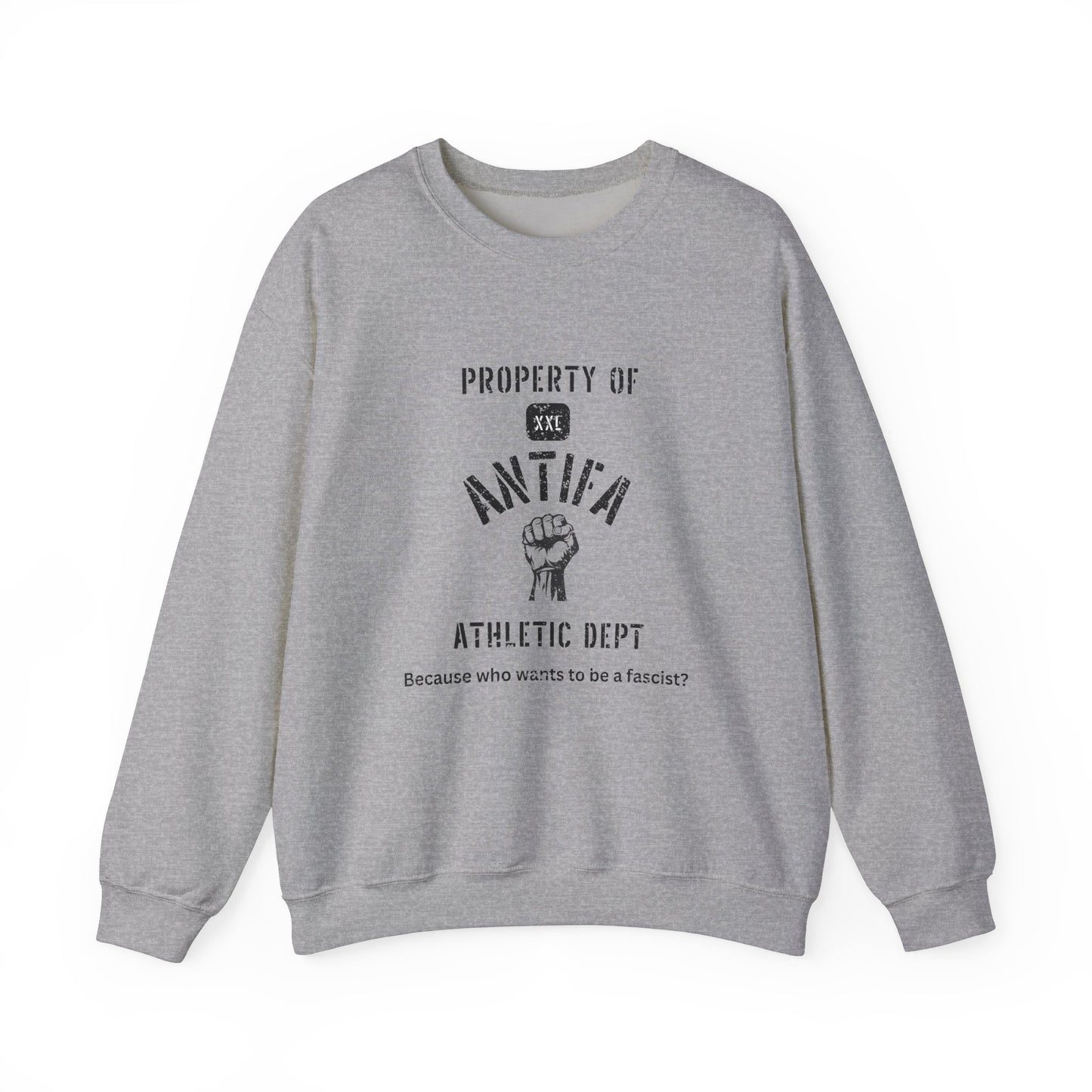 Property of Antifa University Crewneck Sweatshirt