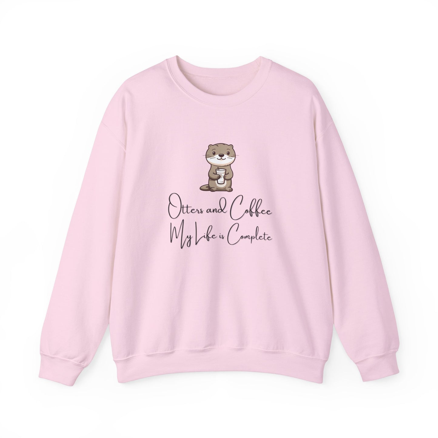 Otters and Coffee Crewneck Sweatshirt