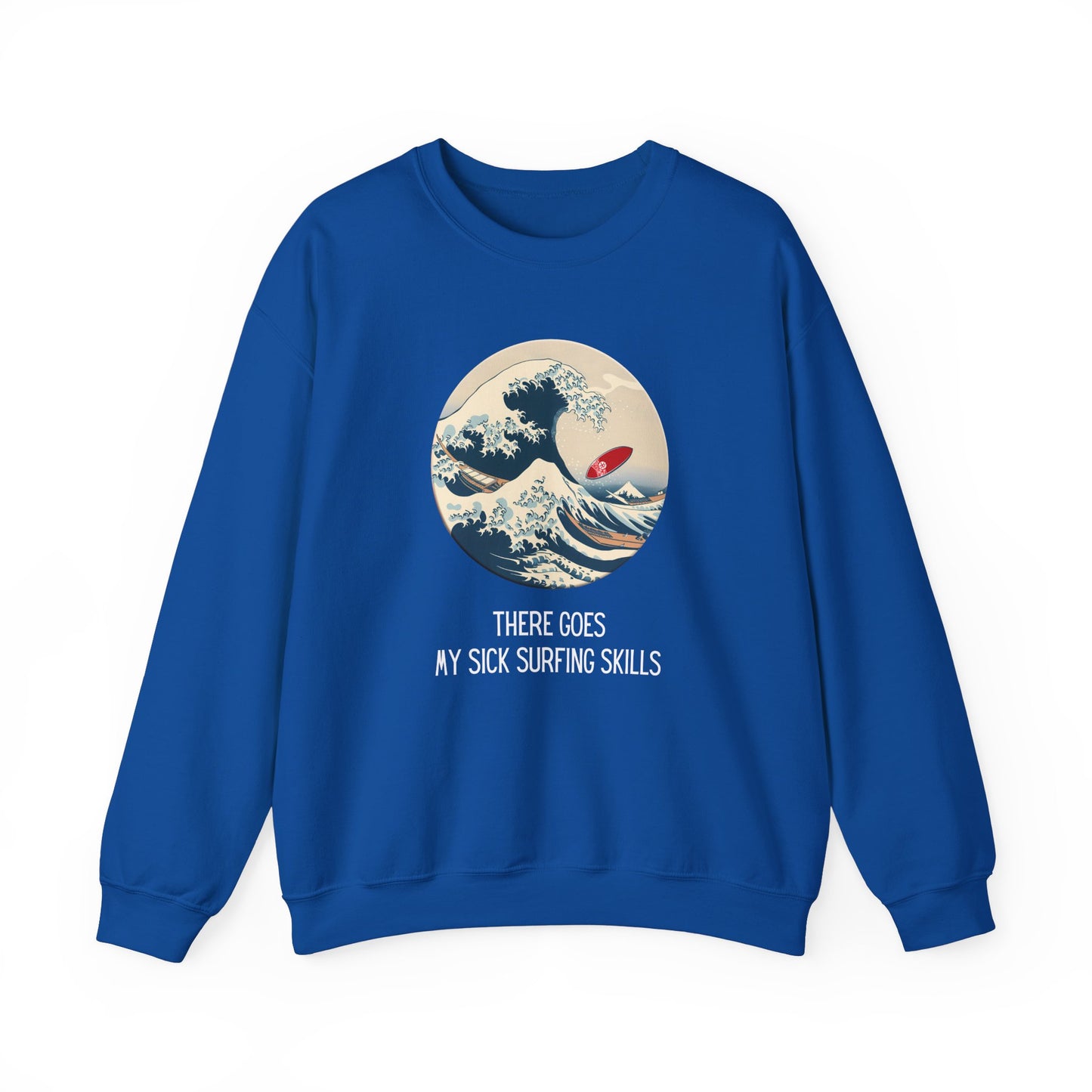 Sick Surfing Skills Crewneck Sweatshirt