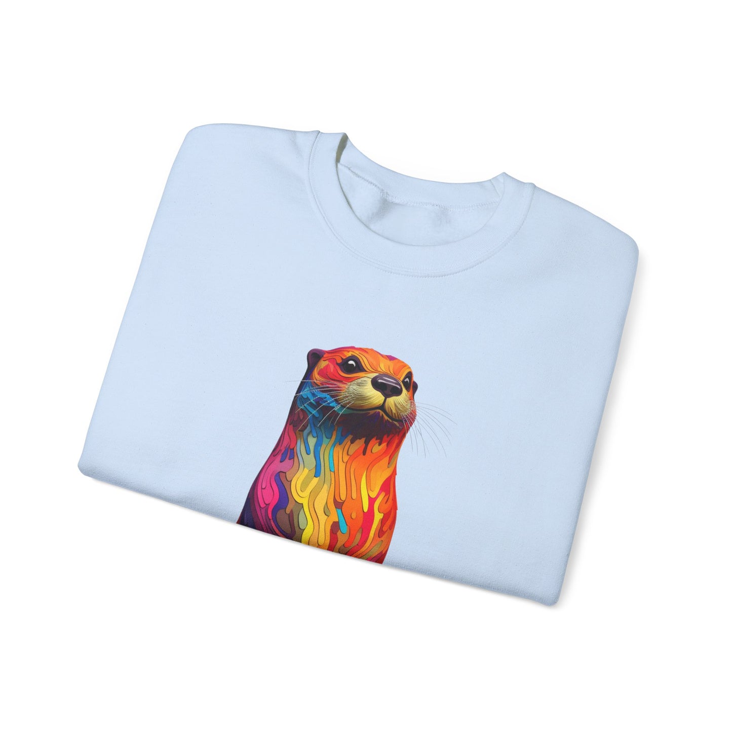 Colorful Otter Crewneck Sweatshirt
