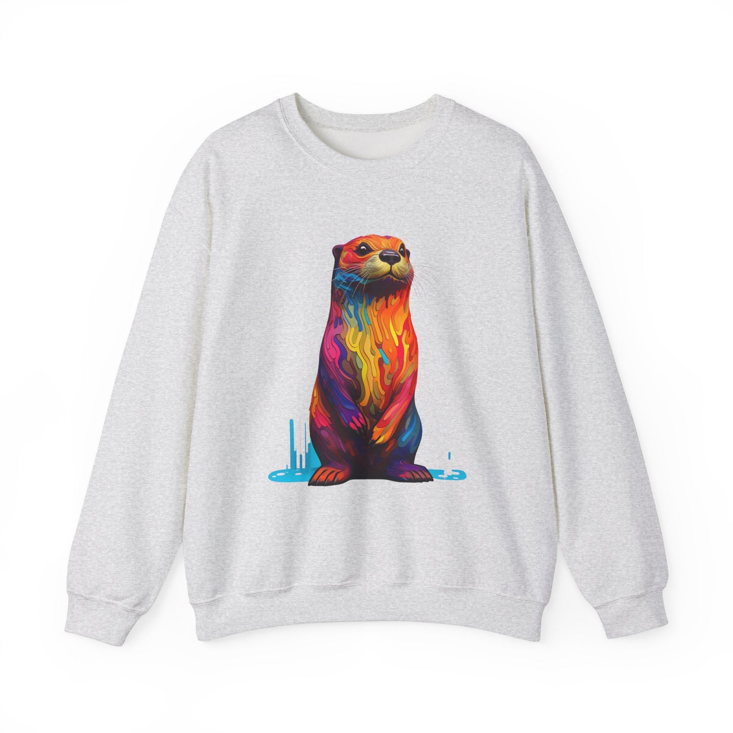 Colorful Otter Crewneck Sweatshirt