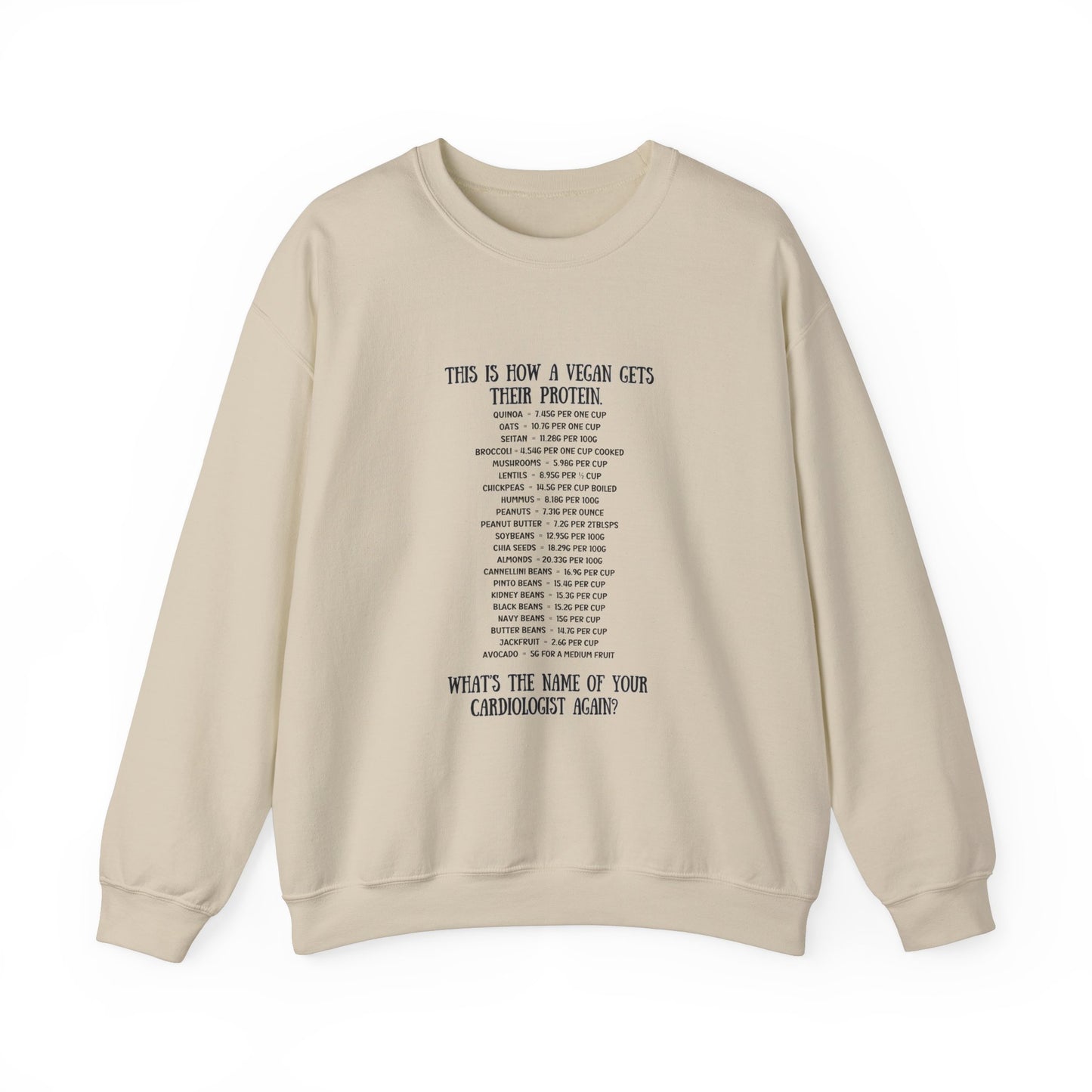 Vegan Protein Crewneck Sweatshirt