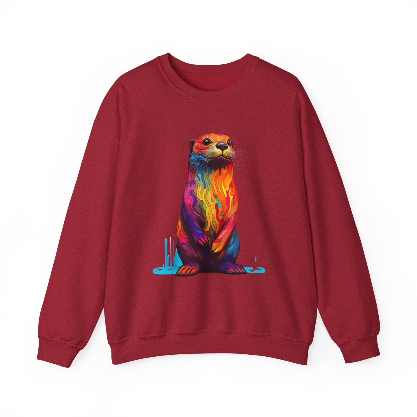 Colorful Otter Crewneck Sweatshirt