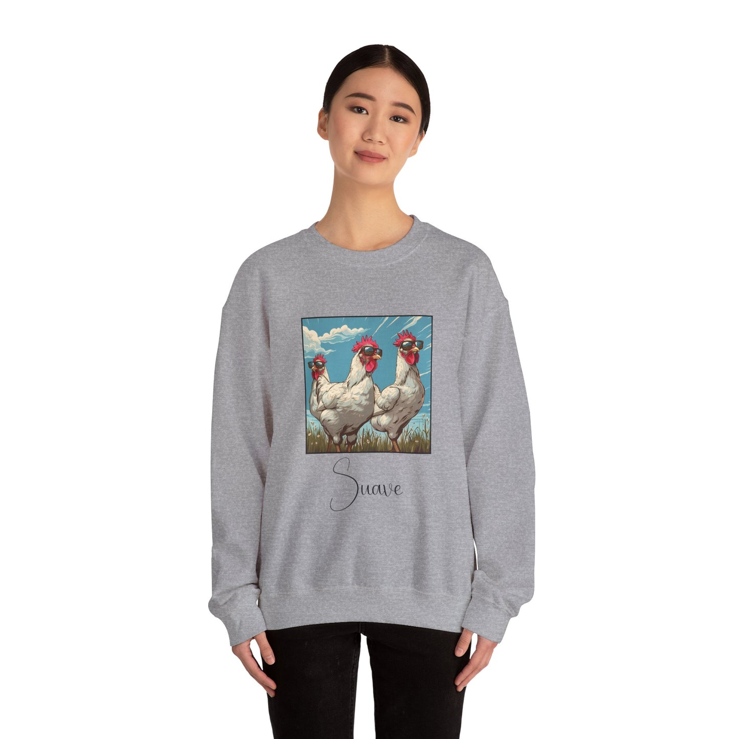 Suave Chicken Crewneck Sweatshirt