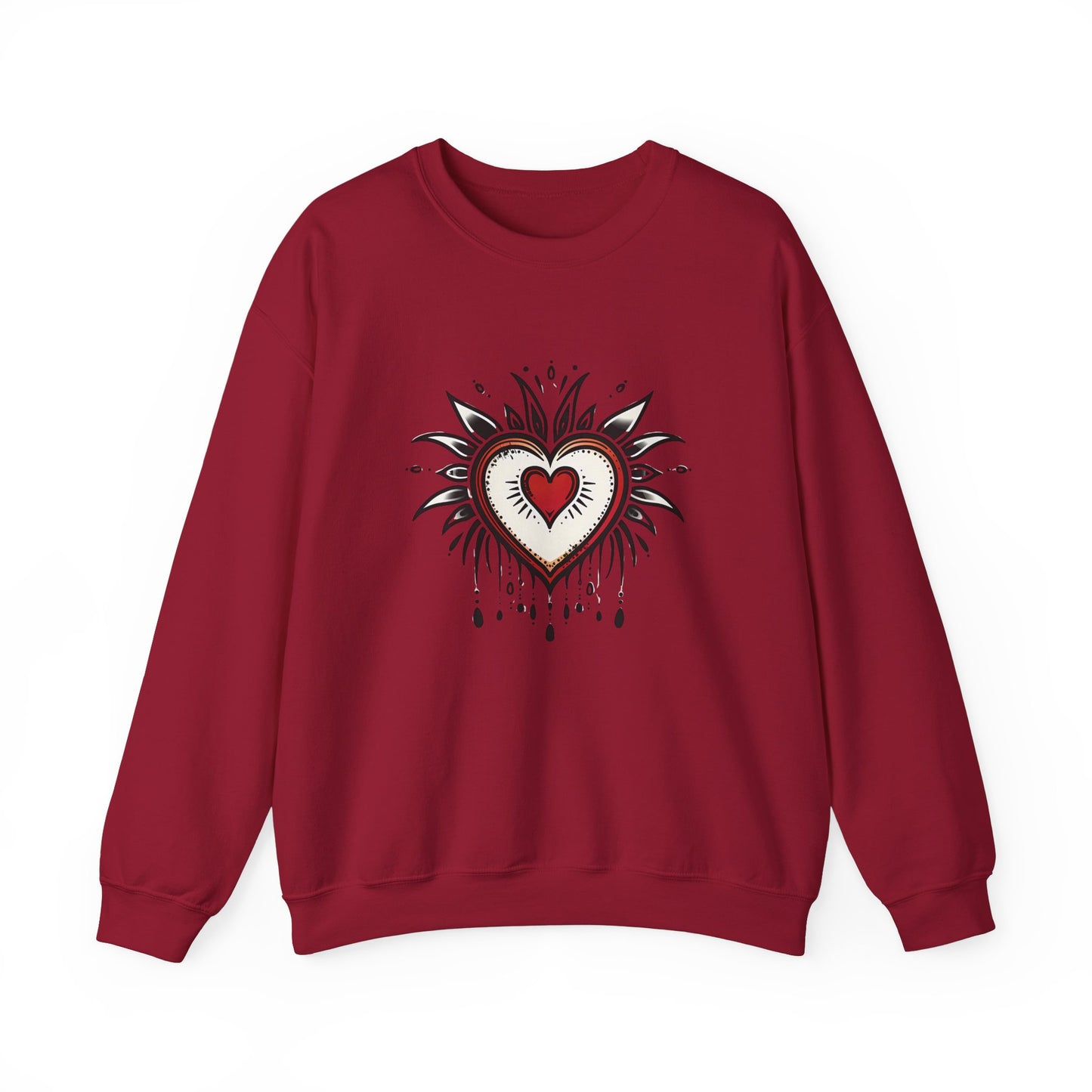 Tattoo Heart Crewneck Sweatshirt
