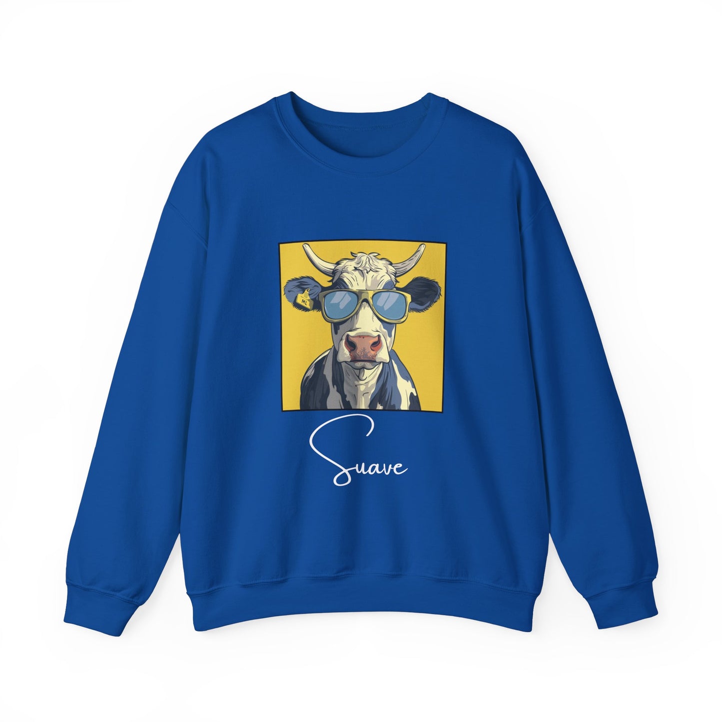 Suave Cow Crewneck Sweatshirt