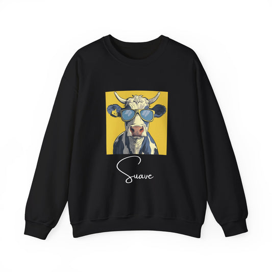 Suave Cow Crewneck Sweatshirt