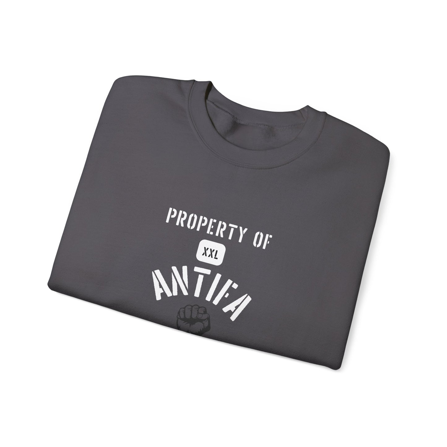 Property of Antifa University Crewneck Sweatshirt