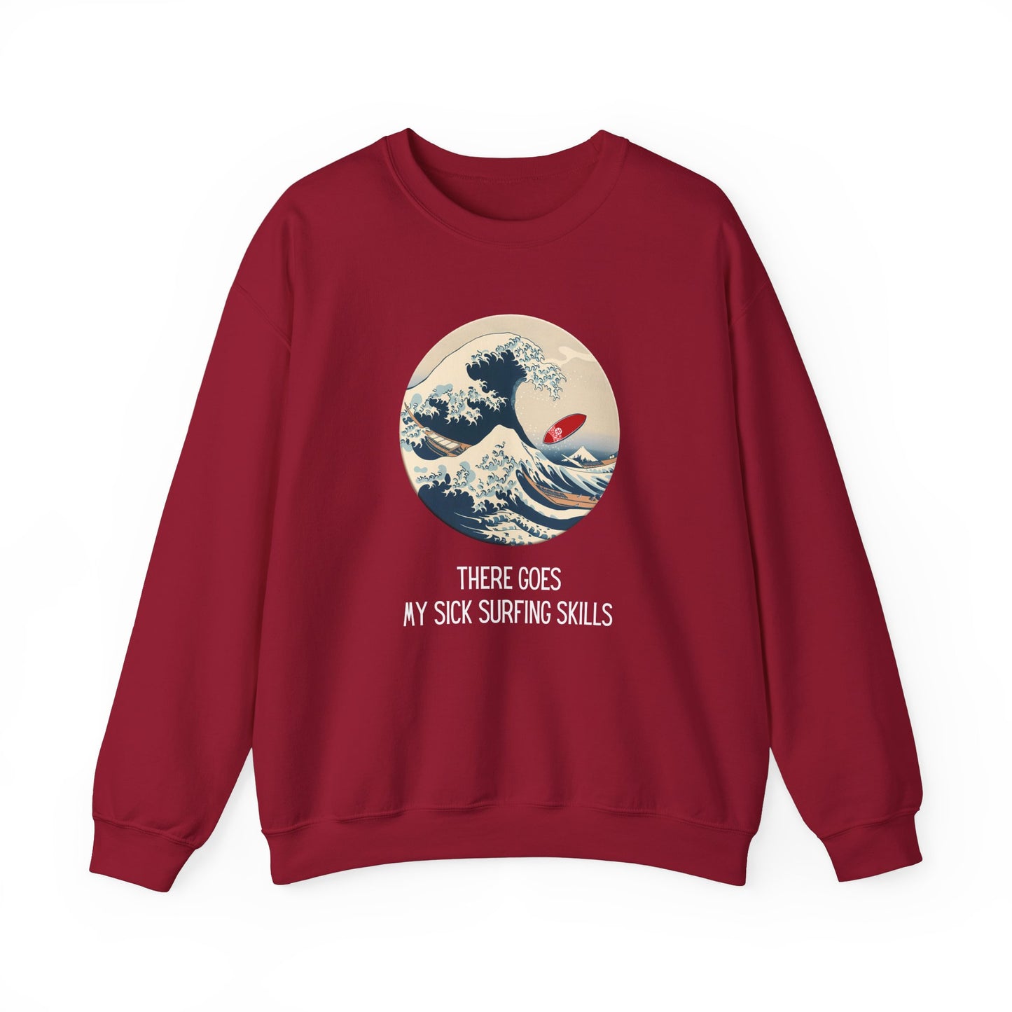 Sick Surfing Skills Crewneck Sweatshirt