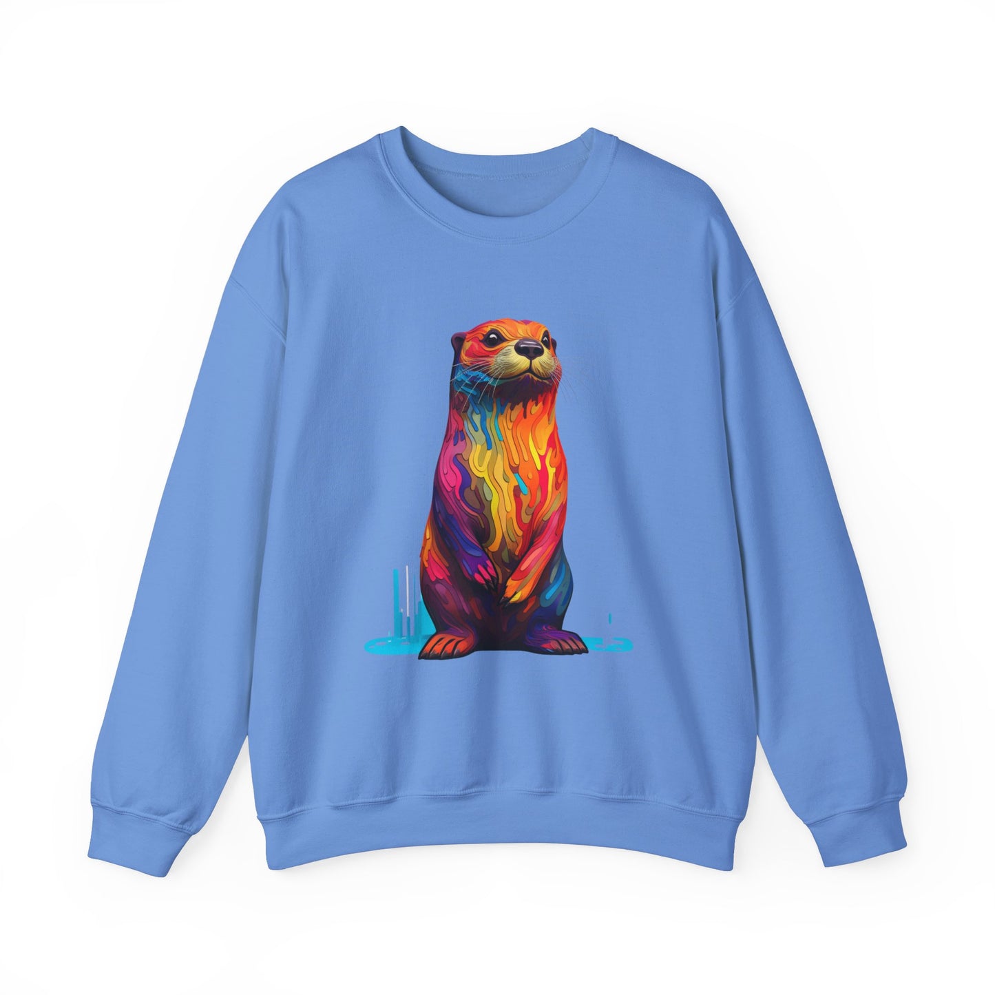 Colorful Otter Crewneck Sweatshirt