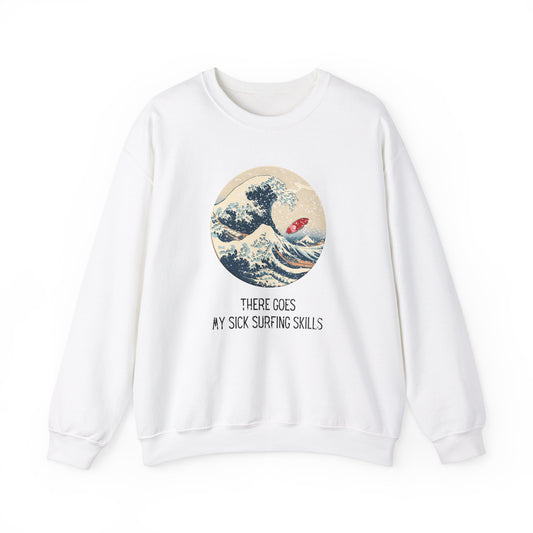 Sick Surfing Skills Crewneck Sweatshirt