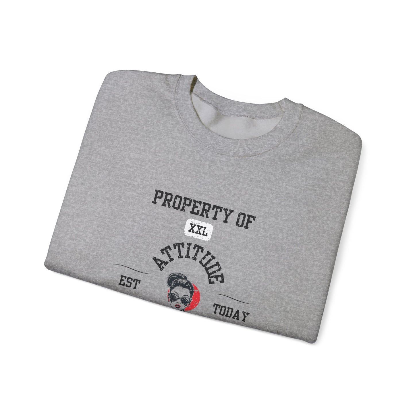 Property of Attitude University Crewneck Sweatshirt