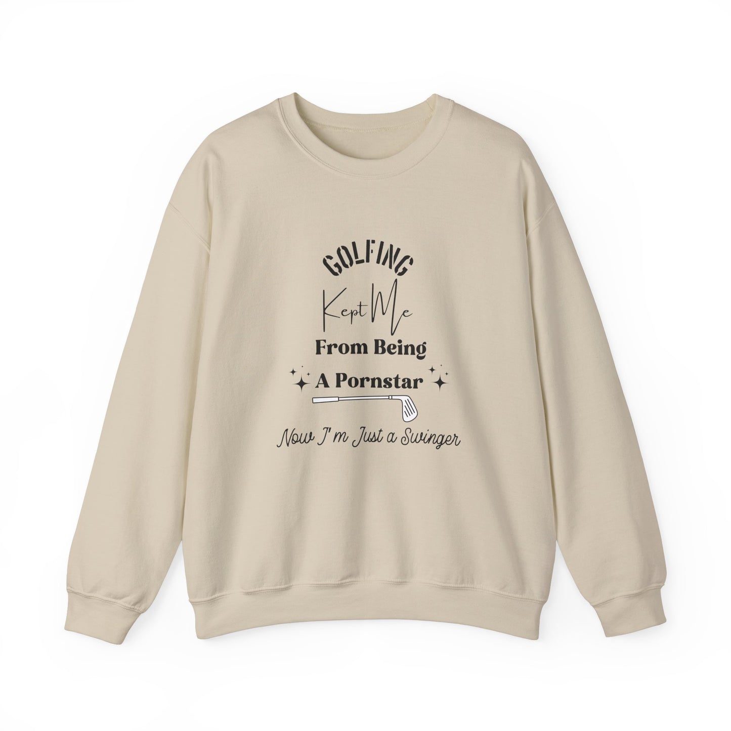 Golfing Pornstar Crewneck Sweatshirt