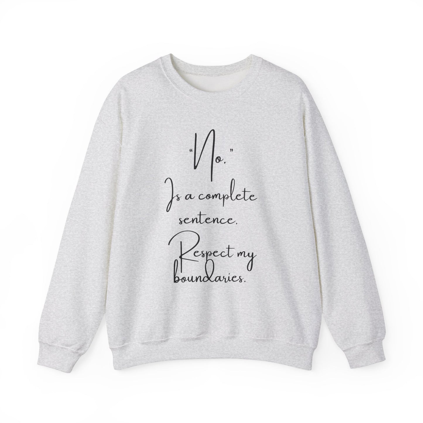 Respect My Boundaries Crewneck Sweatshirt