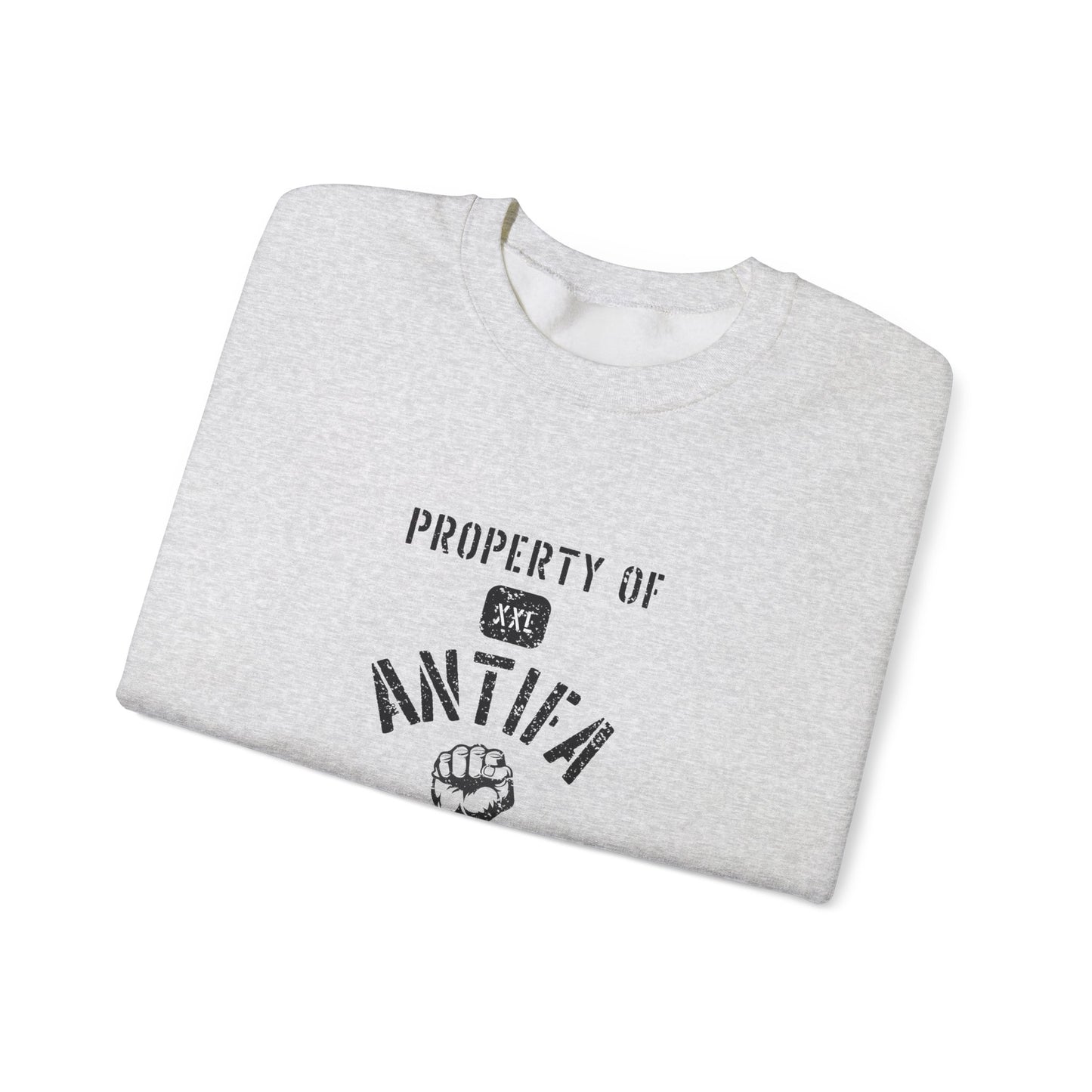 Property of Antifa University Crewneck Sweatshirt