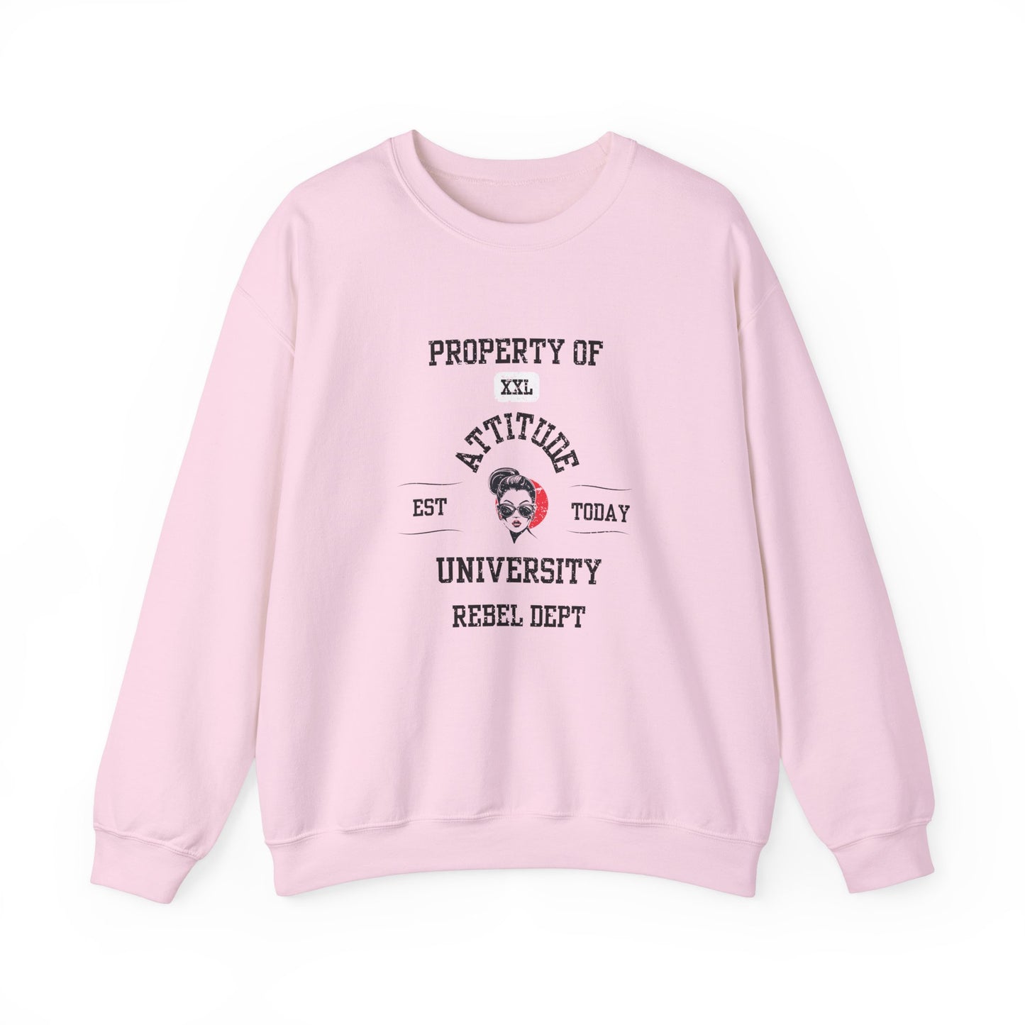 Property of Attitude University Crewneck Sweatshirt