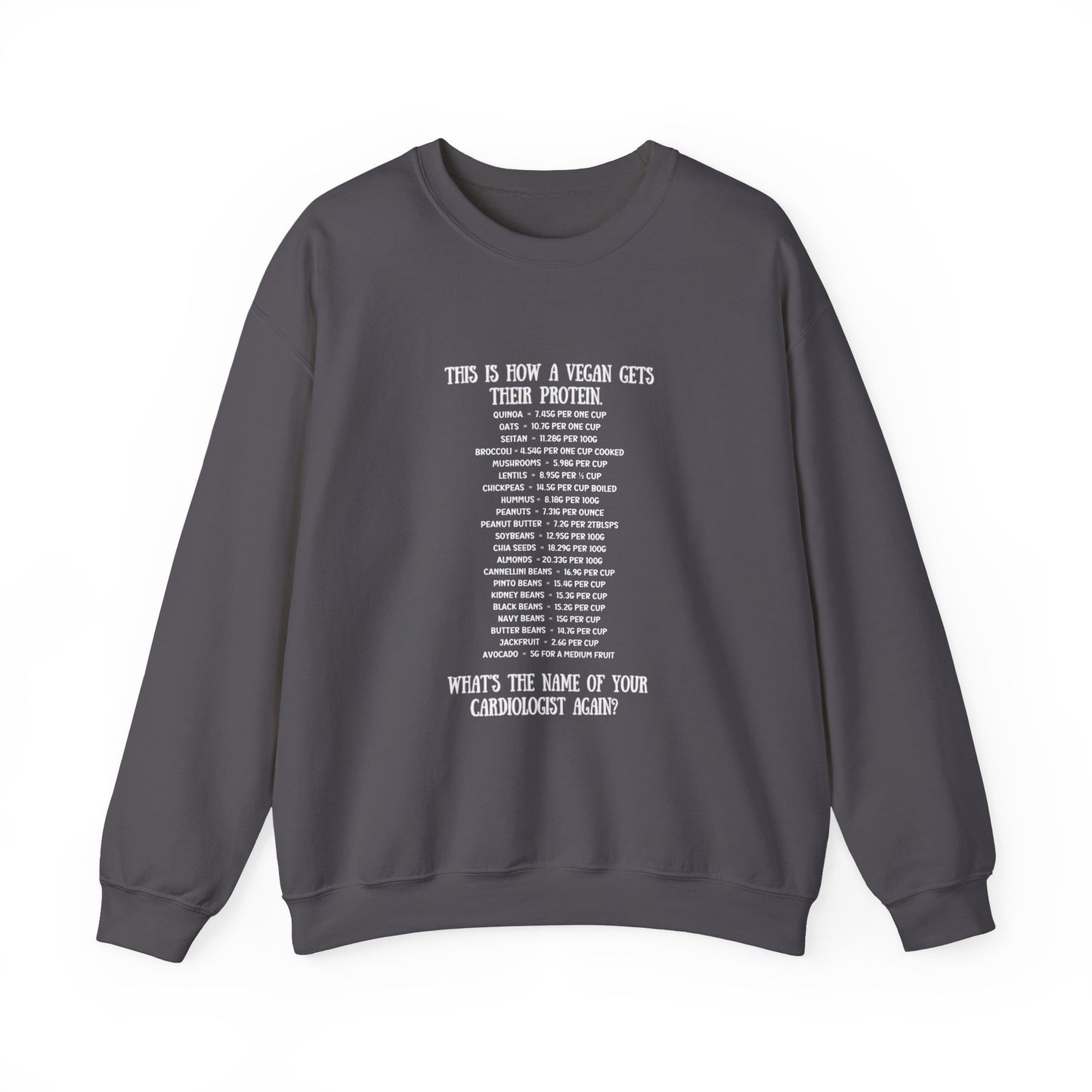 Vegan Protein Crewneck Sweatshirt