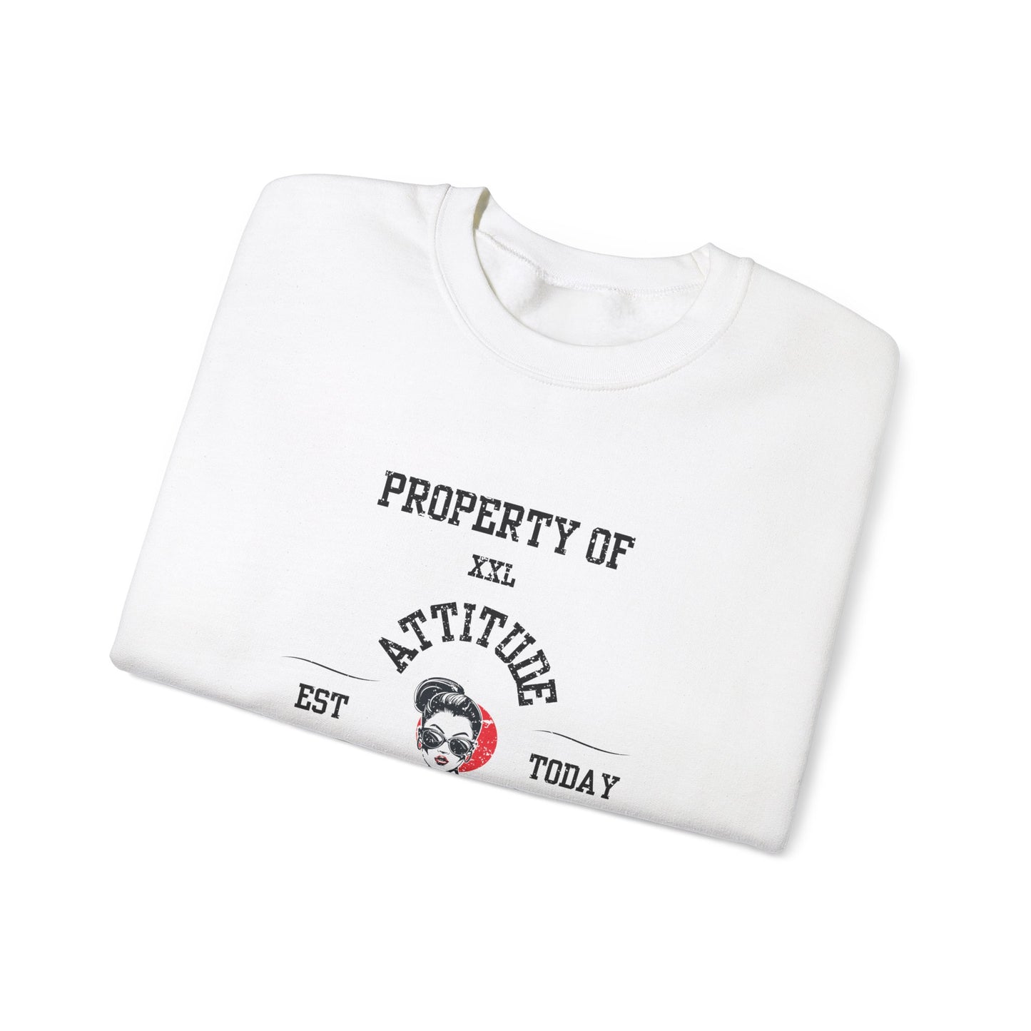 Property of Attitude University Crewneck Sweatshirt