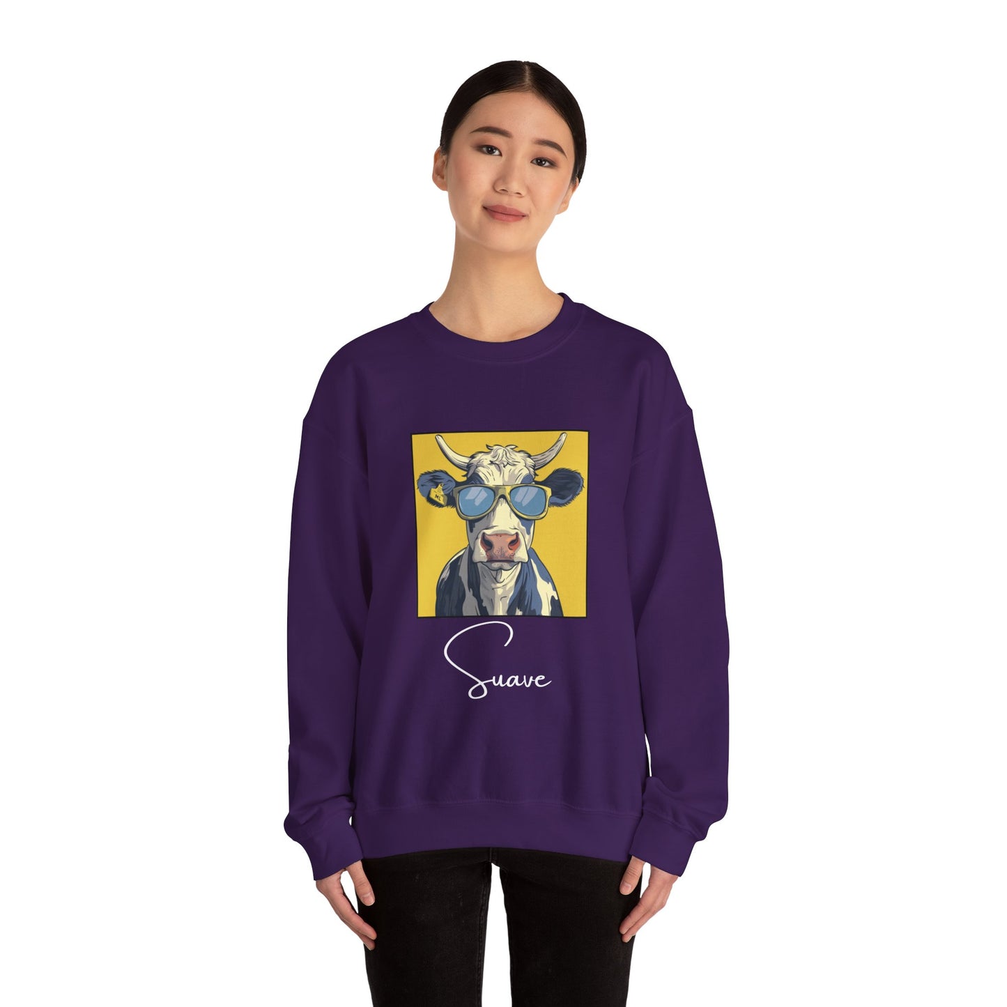 Suave Cow Crewneck Sweatshirt