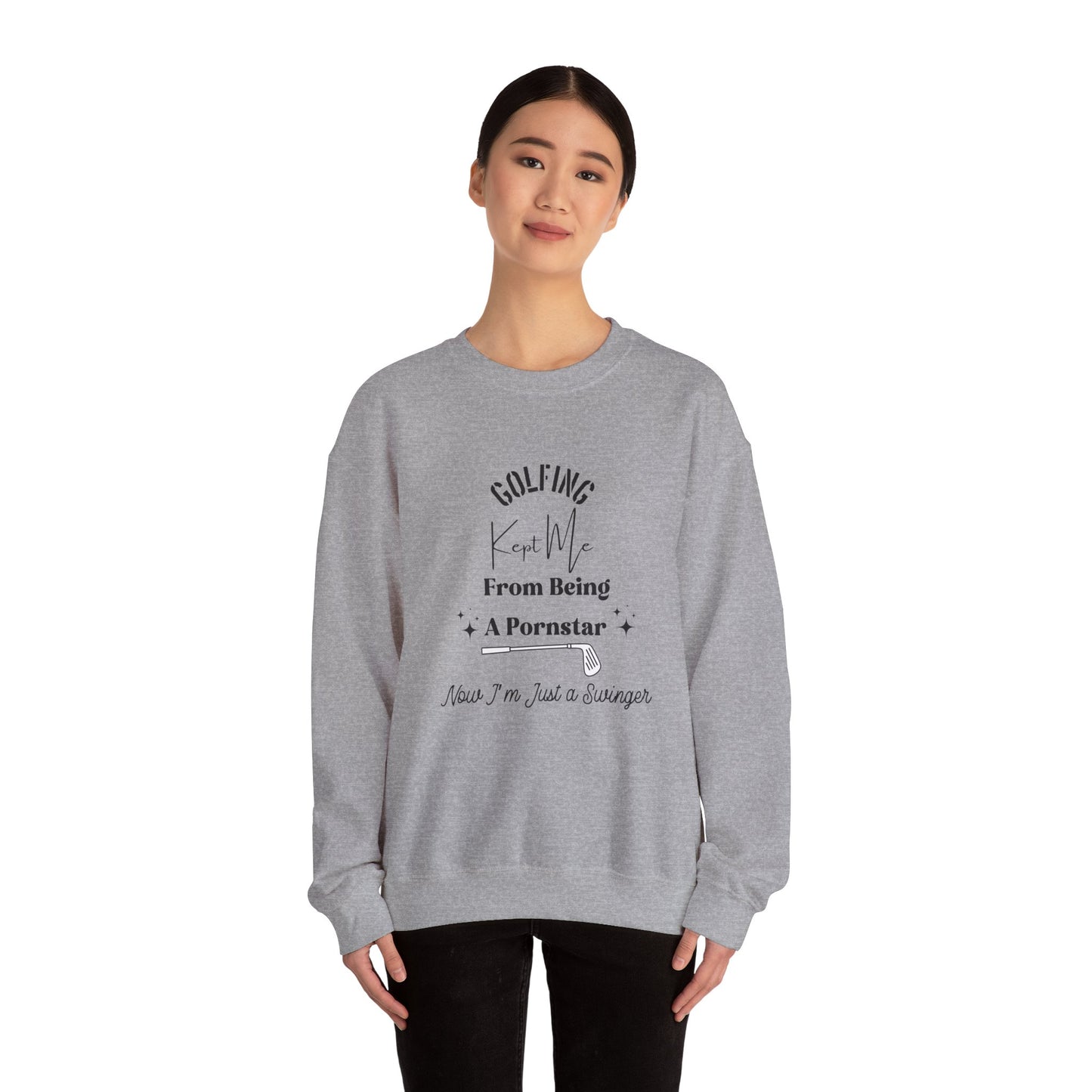 Golfing Pornstar Crewneck Sweatshirt