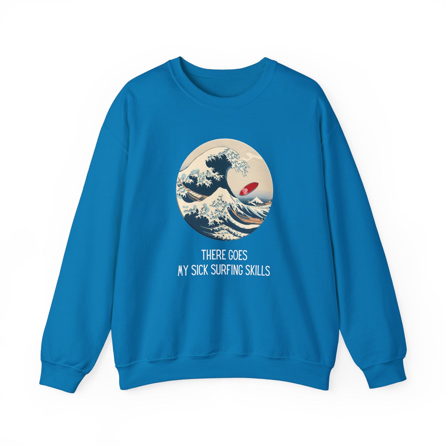 Sick Surfing Skills Crewneck Sweatshirt