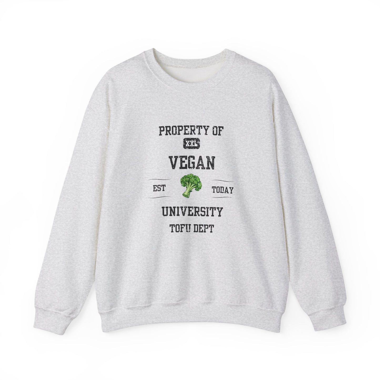 Property of Vegan University Crewneck Sweatshirt