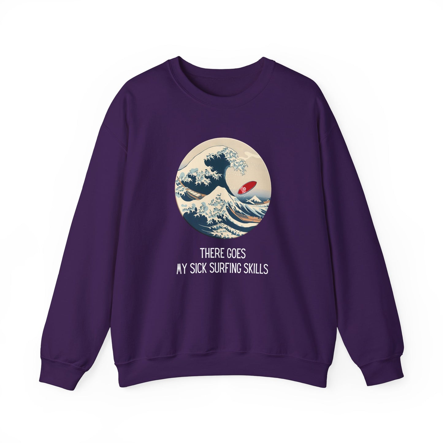 Sick Surfing Skills Crewneck Sweatshirt