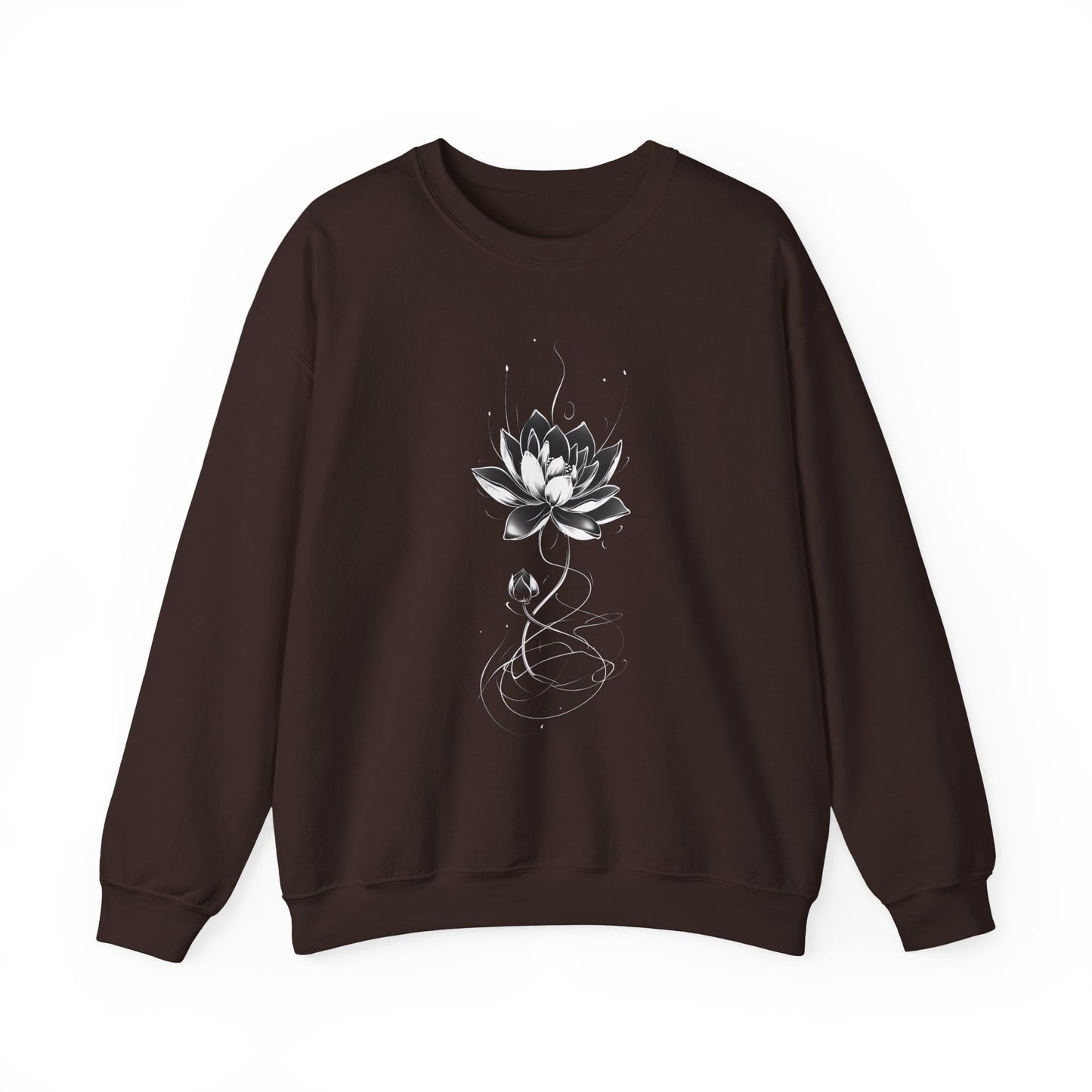Lotus Flower Crewneck Sweatshirt
