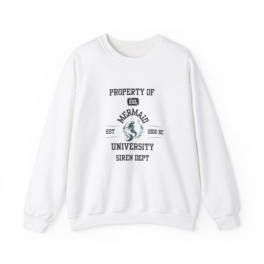 Property of Mermaid University  Crewneck Sweatshirt