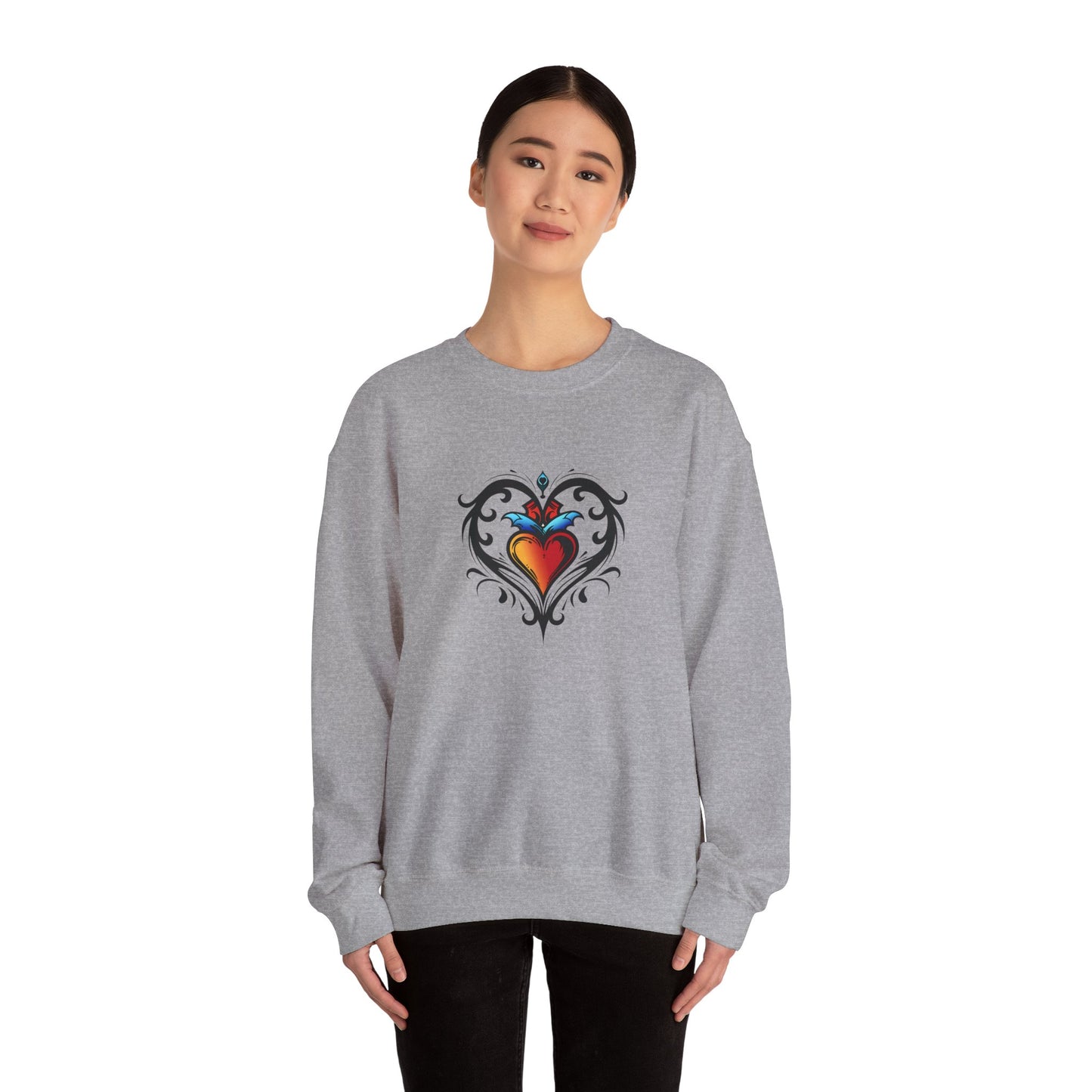 Tattoo Heart Crewneck Sweatshirt
