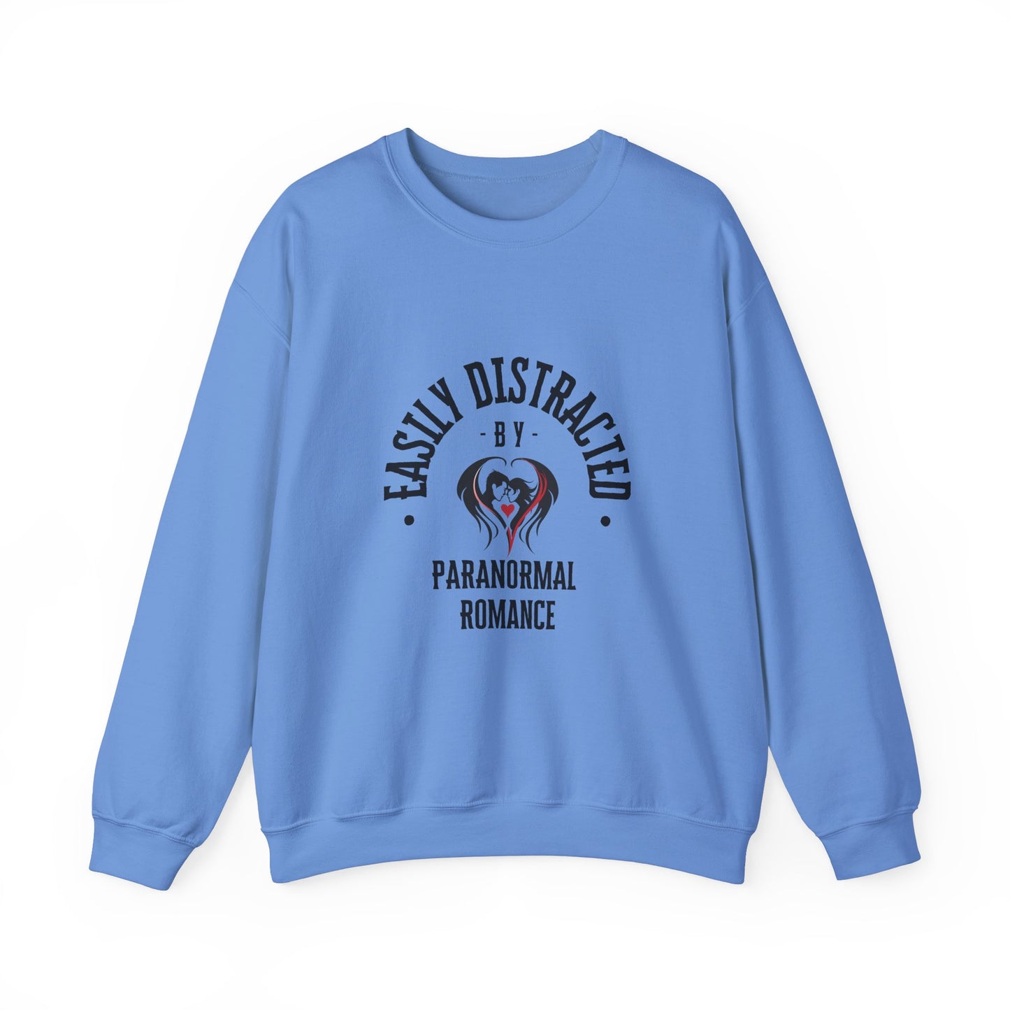 Easily Distracted By Parnormal Romance Crewneck Sweatshirt