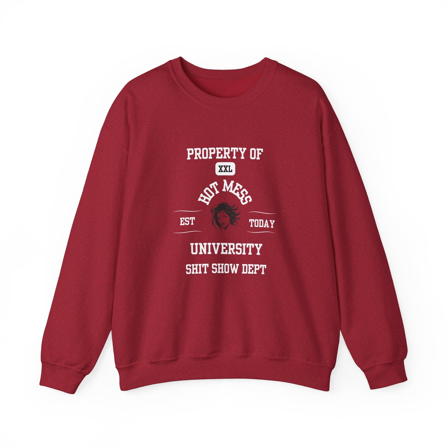 Property of Hot Mess University Crewneck Sweatshirt