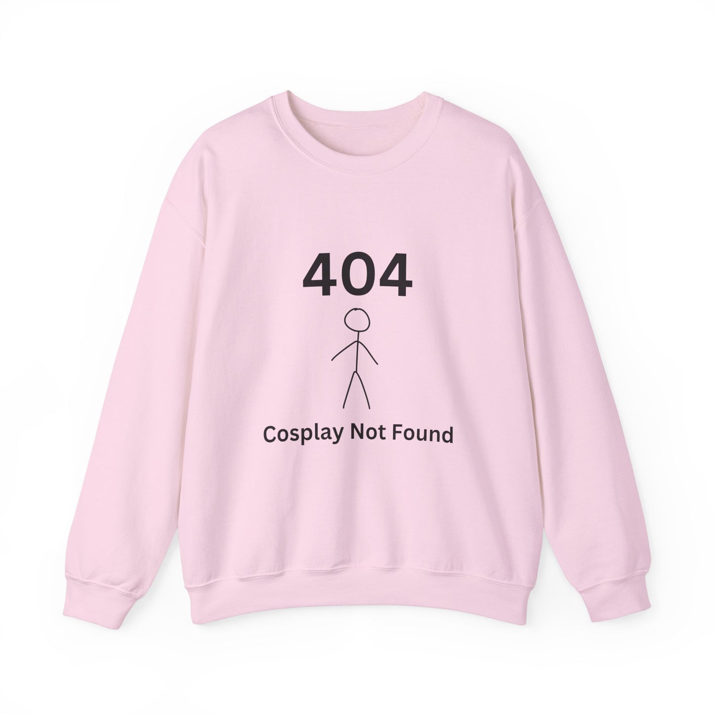 404 Cosplay Not Found Crewneck Sweatshirt