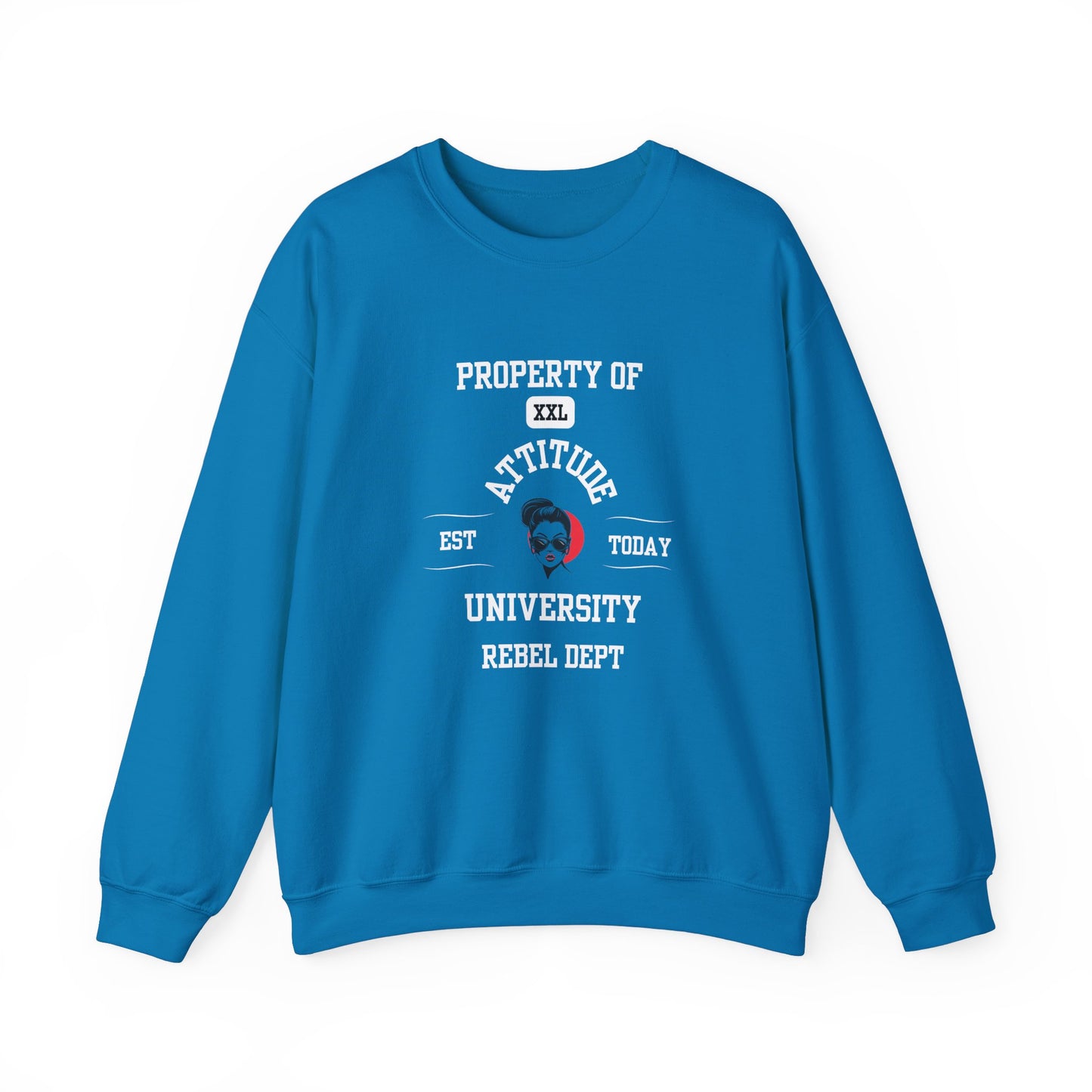 Property of Attitude University Crewneck Sweatshirt