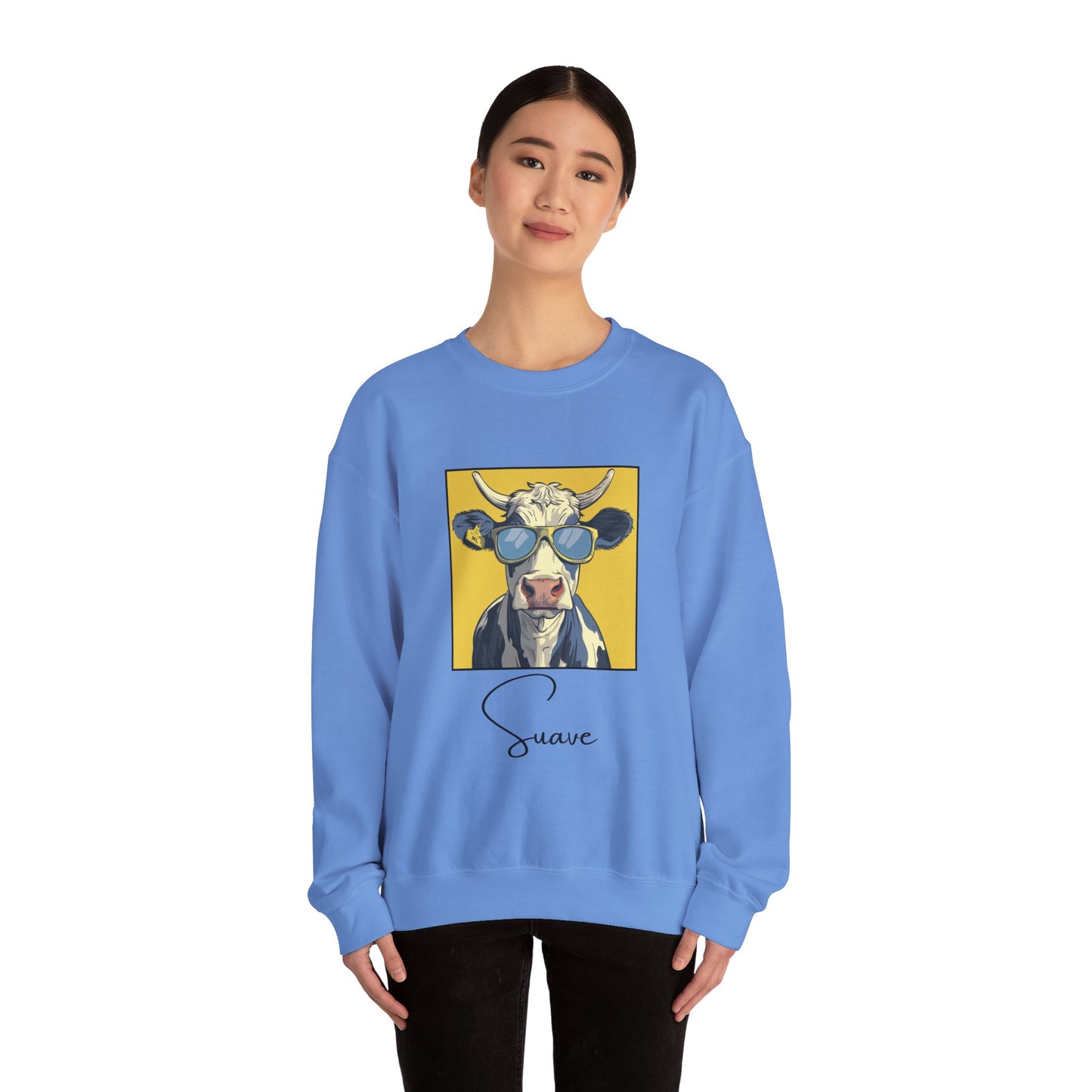 Suave Cow Crewneck Sweatshirt