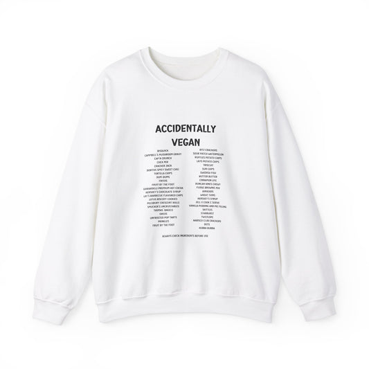 Accidently Vegan Crewneck Sweatshirt