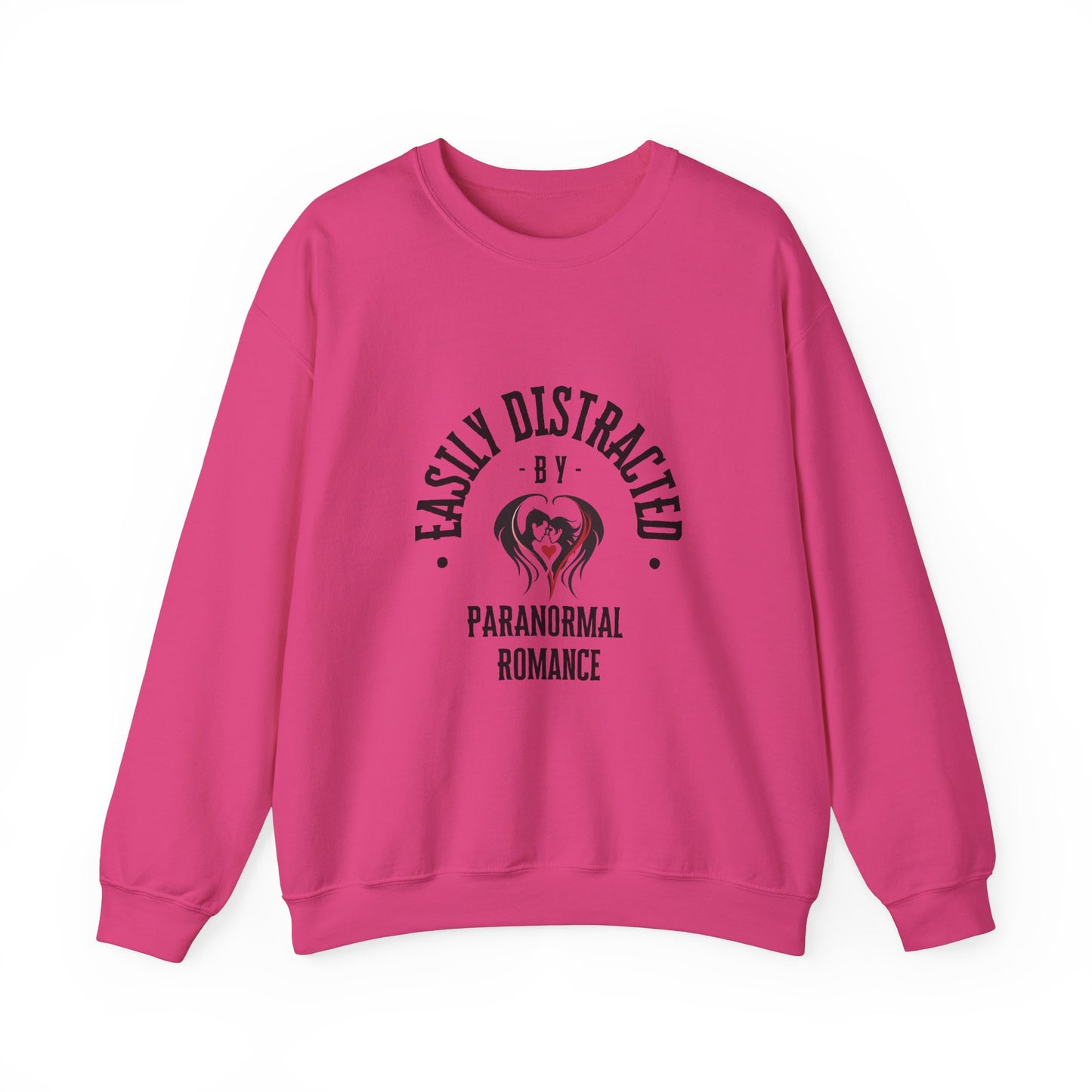 Easily Distracted By Parnormal Romance Crewneck Sweatshirt