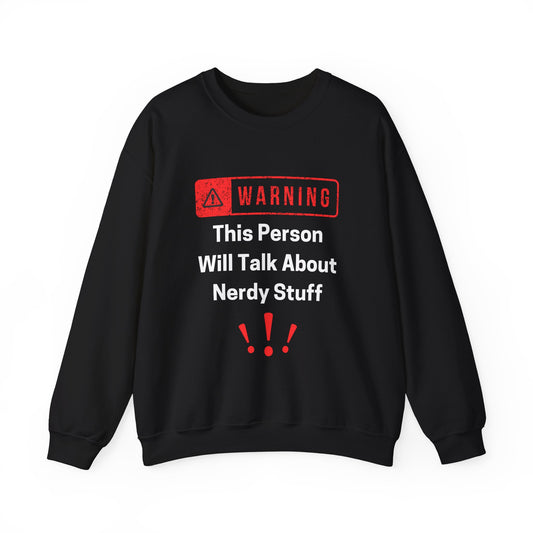 Nerdy Stuff Crewneck Sweatshirt