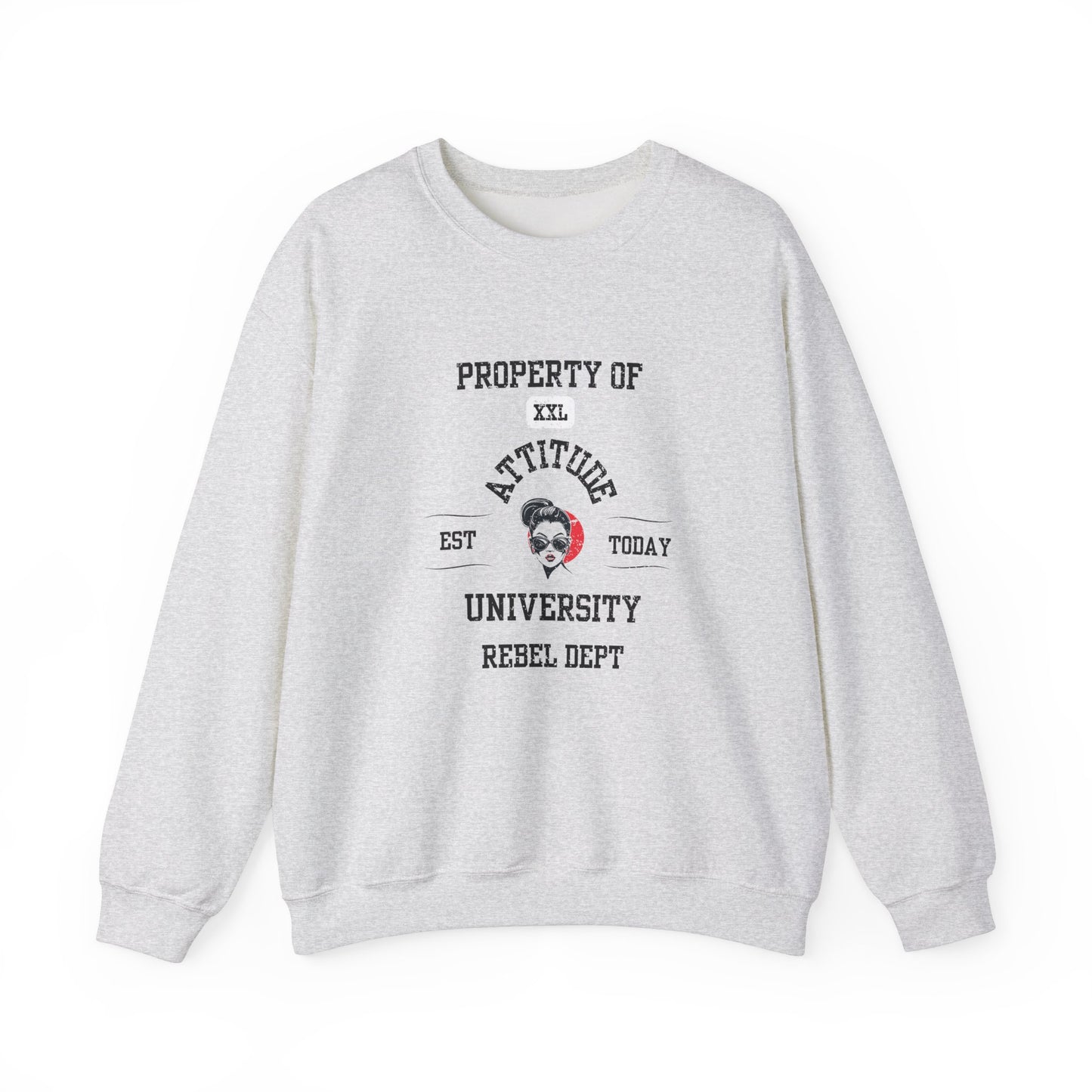 Property of Attitude University Crewneck Sweatshirt