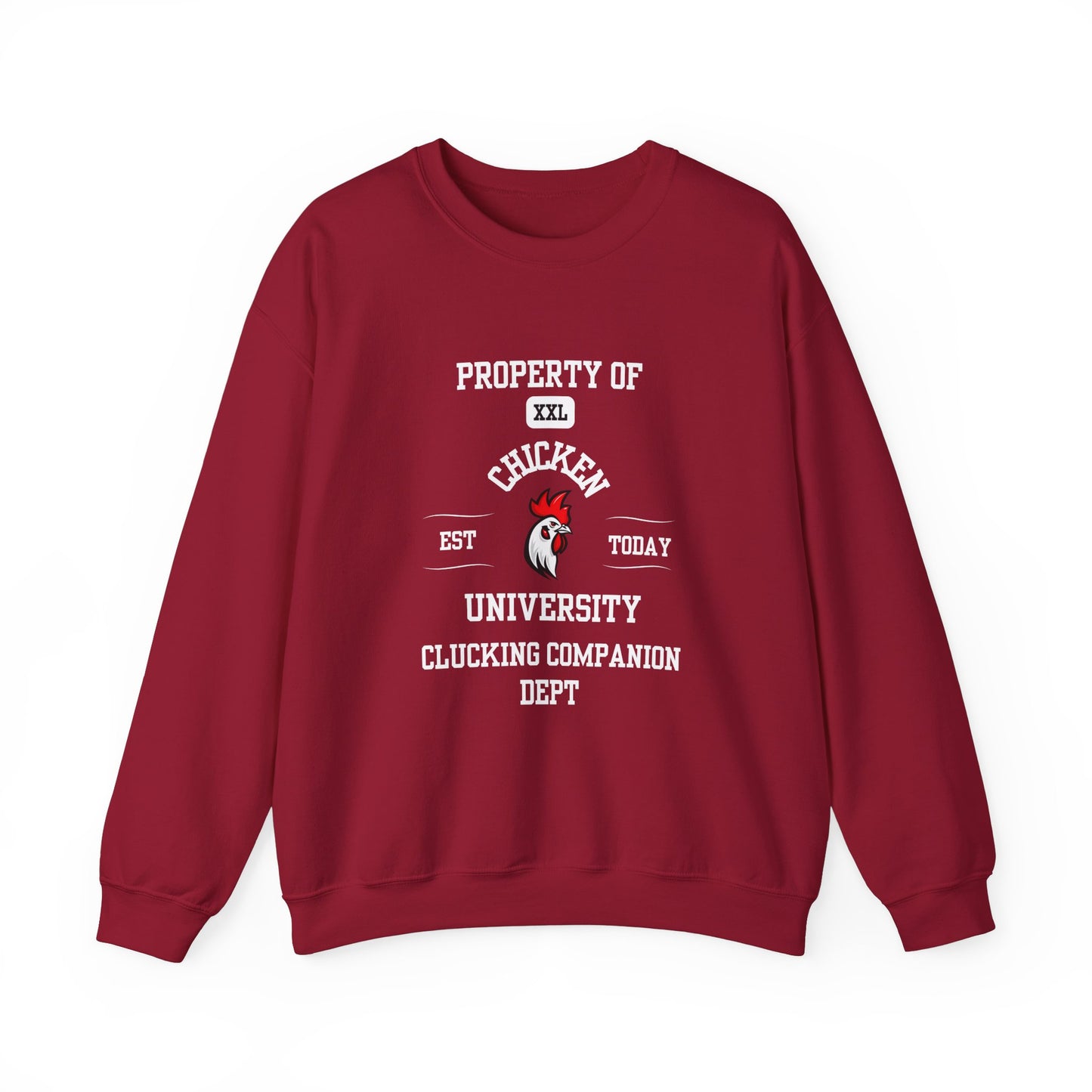 Property of Chicken University Crewneck Sweatshirt