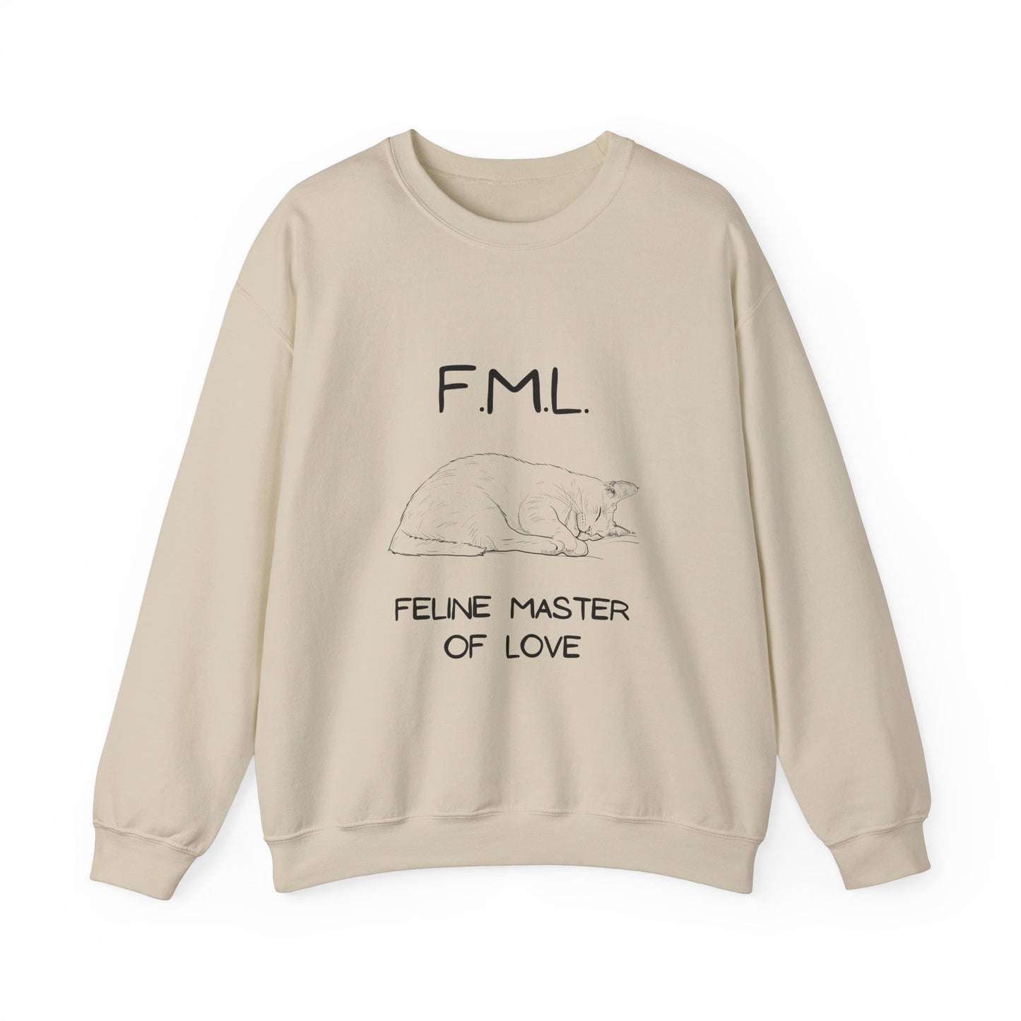 Feline Master of Love Crewneck Sweatshirt