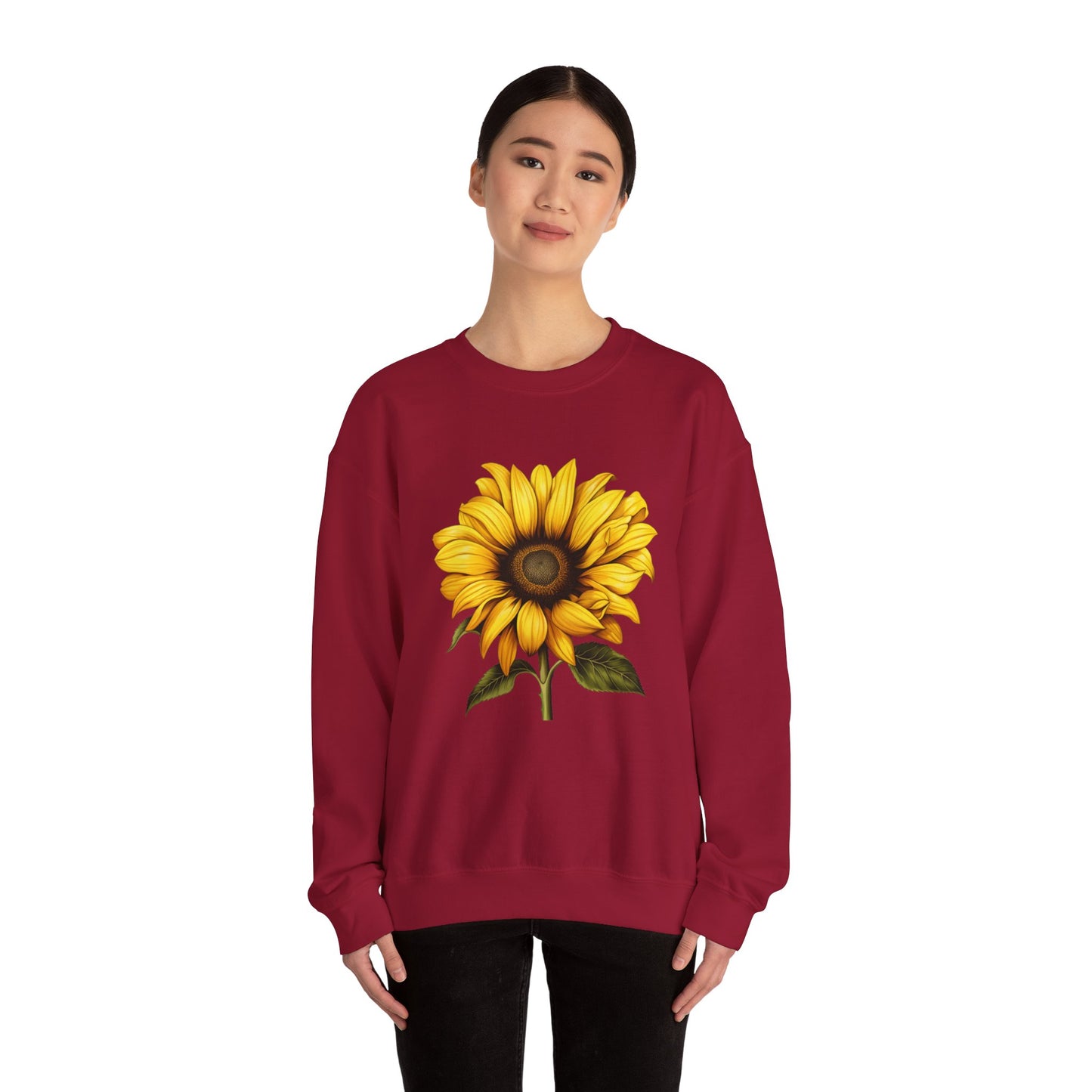 Sunflower Grunge Crewneck Sweatshirt