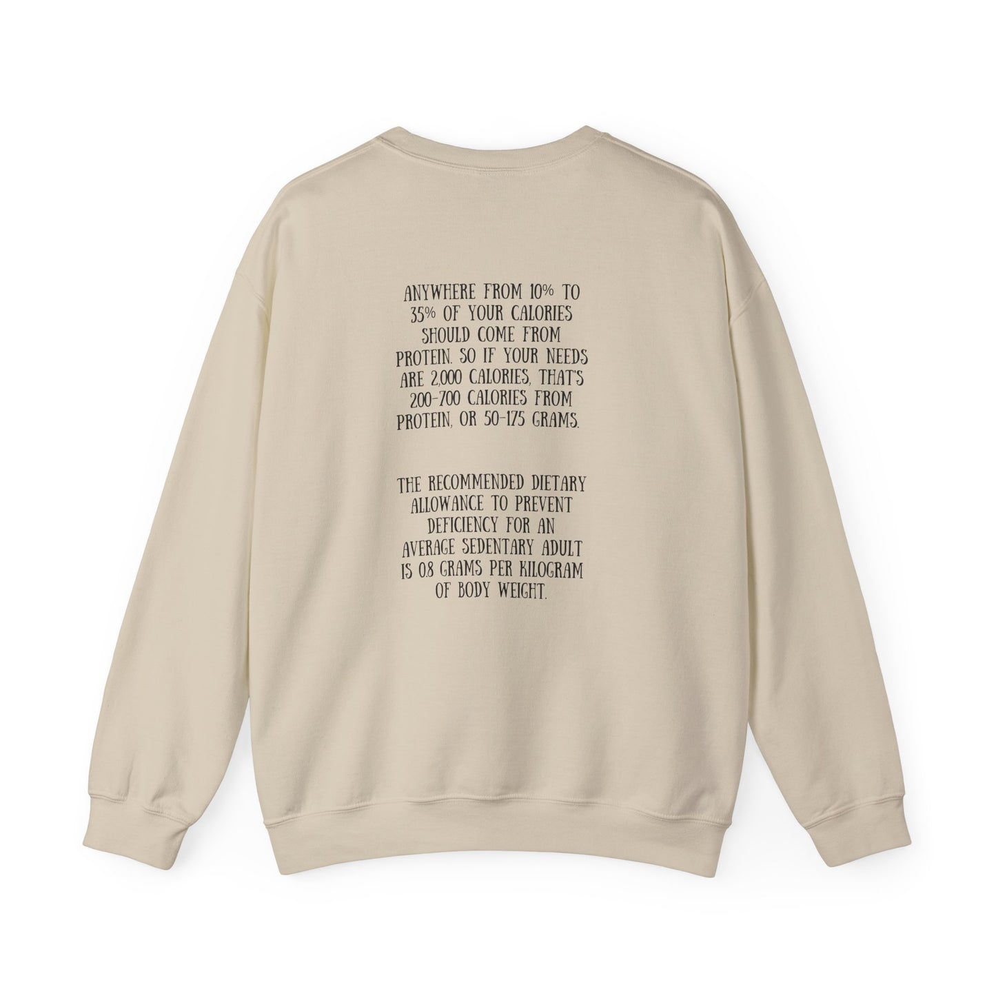 Vegan Protein Crewneck Sweatshirt