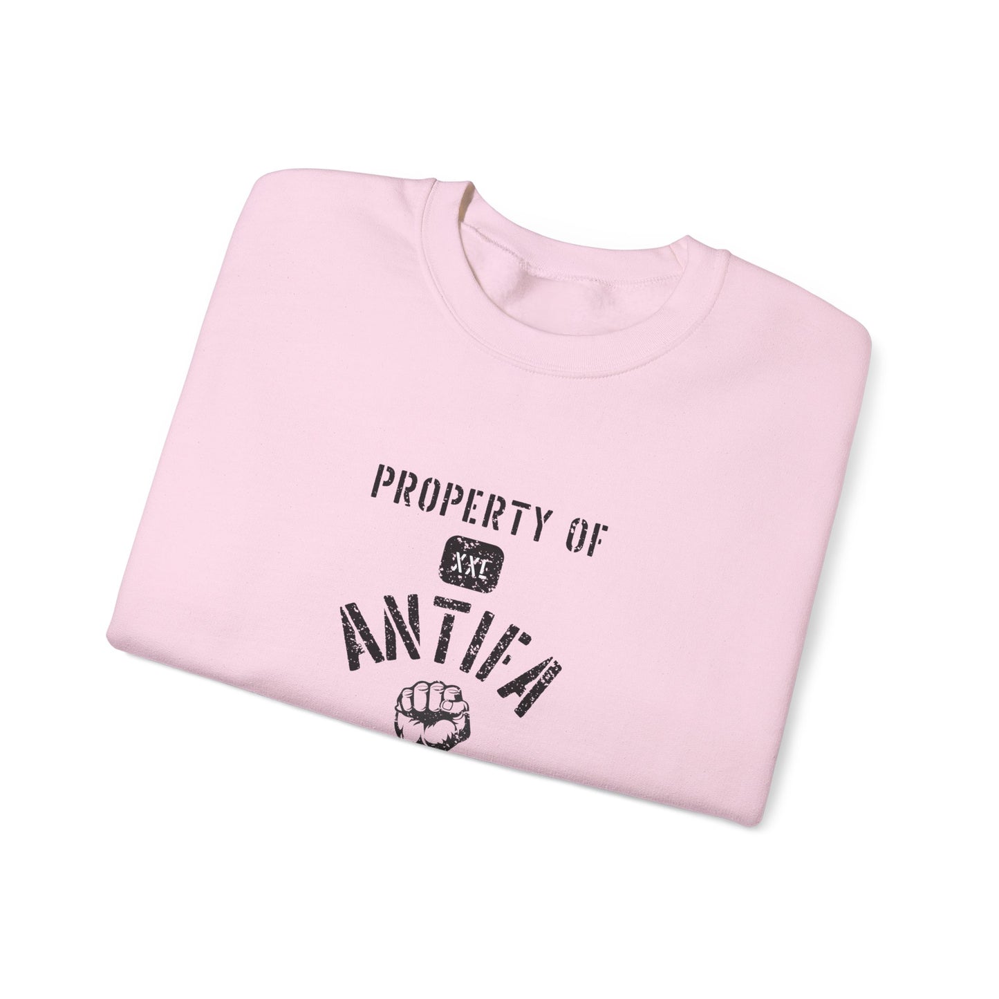 Property of Antifa University Crewneck Sweatshirt