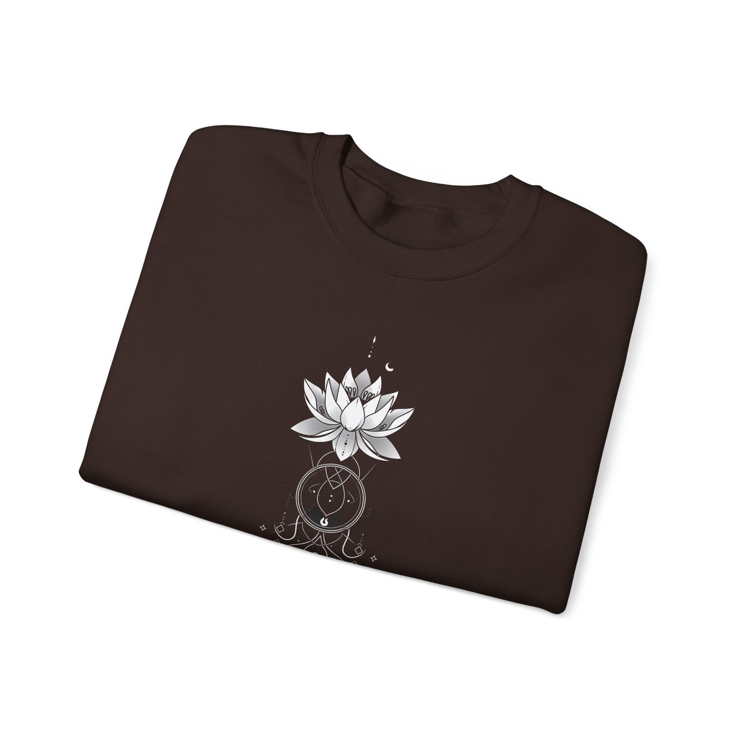 Lotus Unalome Crewneck Sweatshirt