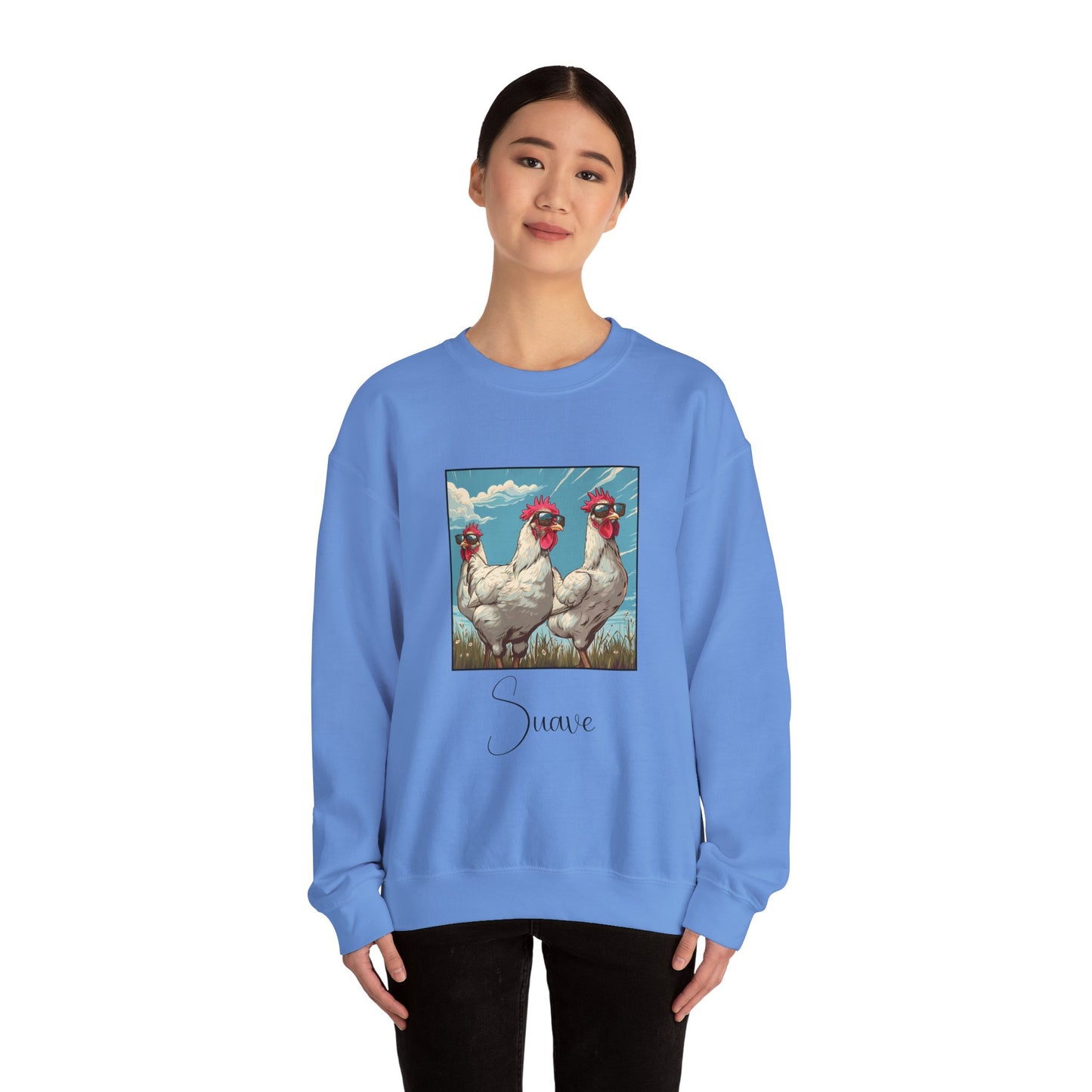 Suave Chicken Crewneck Sweatshirt