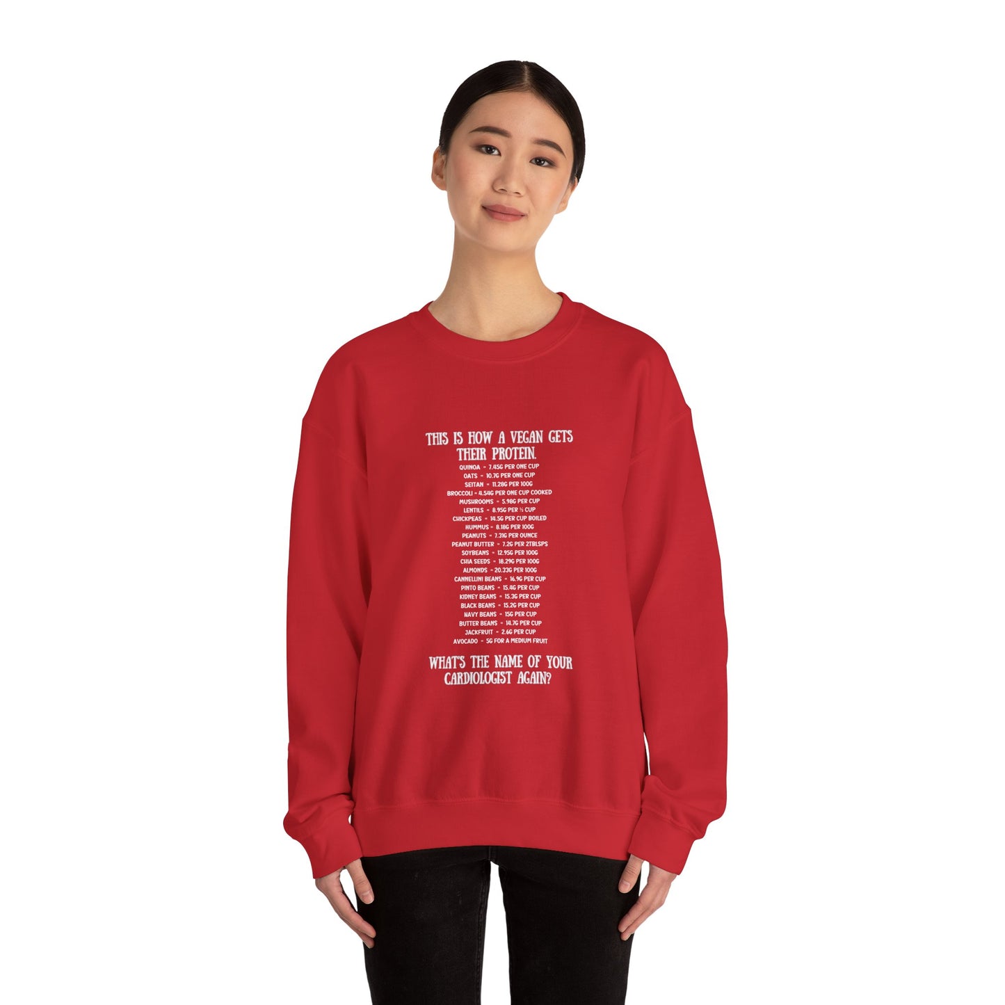Vegan Protein Crewneck Sweatshirt