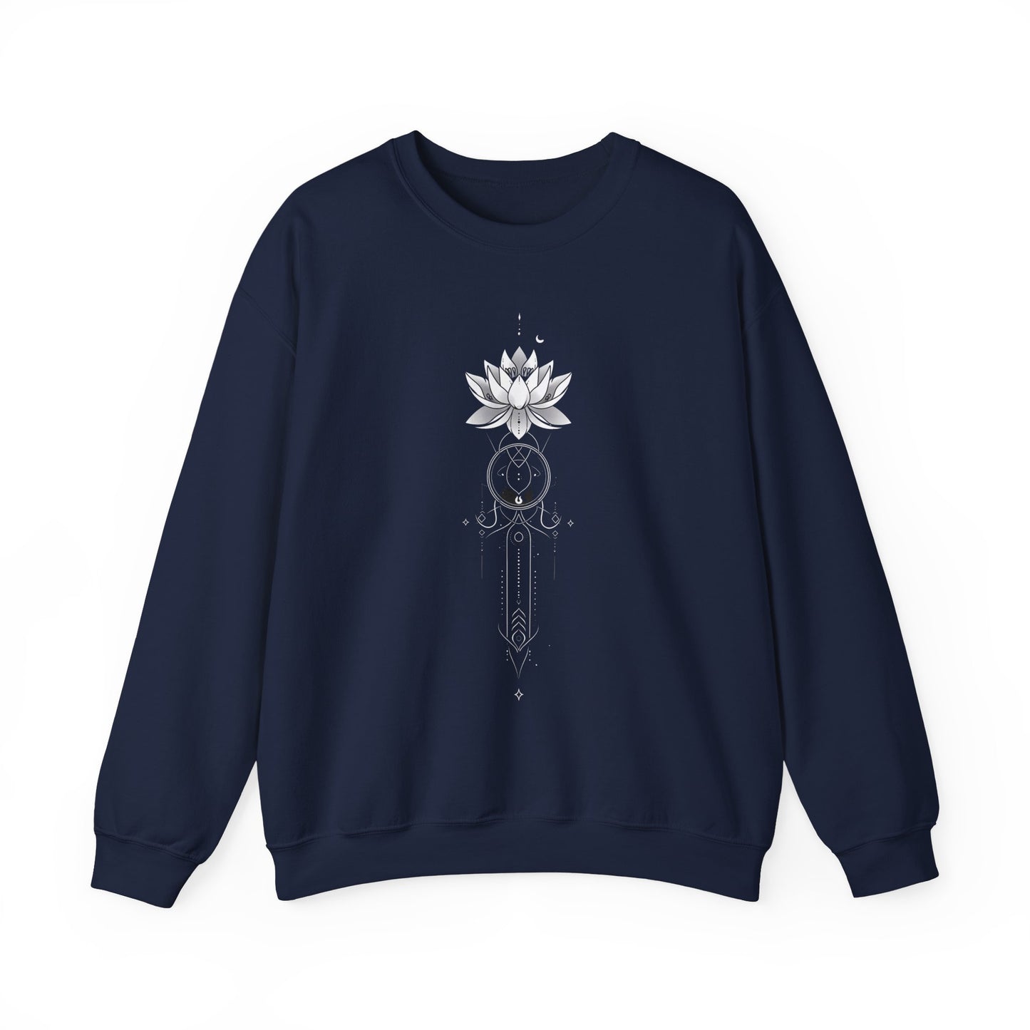 Lotus Unalome Crewneck Sweatshirt