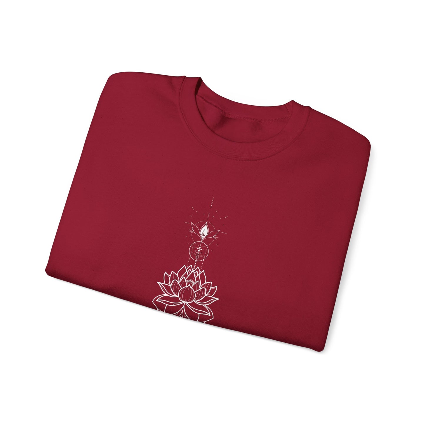 Unalome Lotus Crewneck Sweatshirt