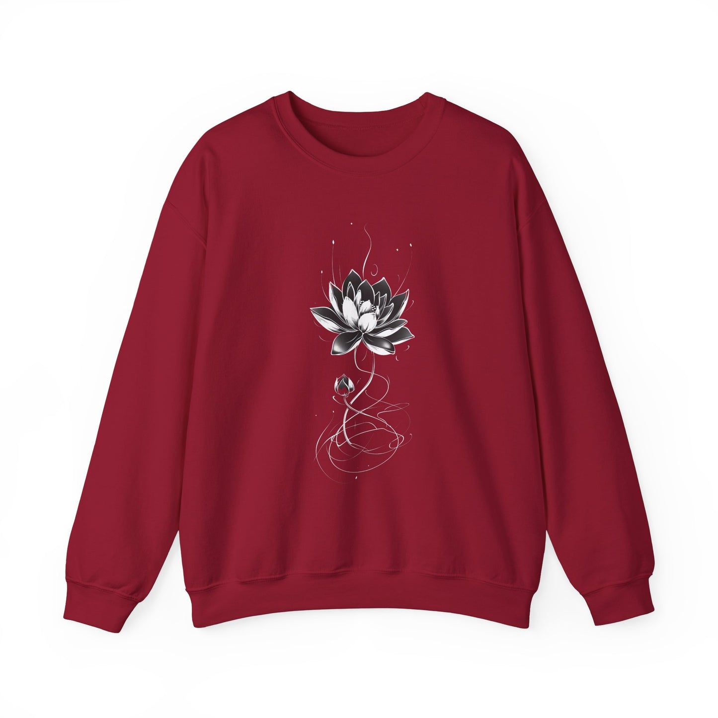 Lotus Flower Crewneck Sweatshirt